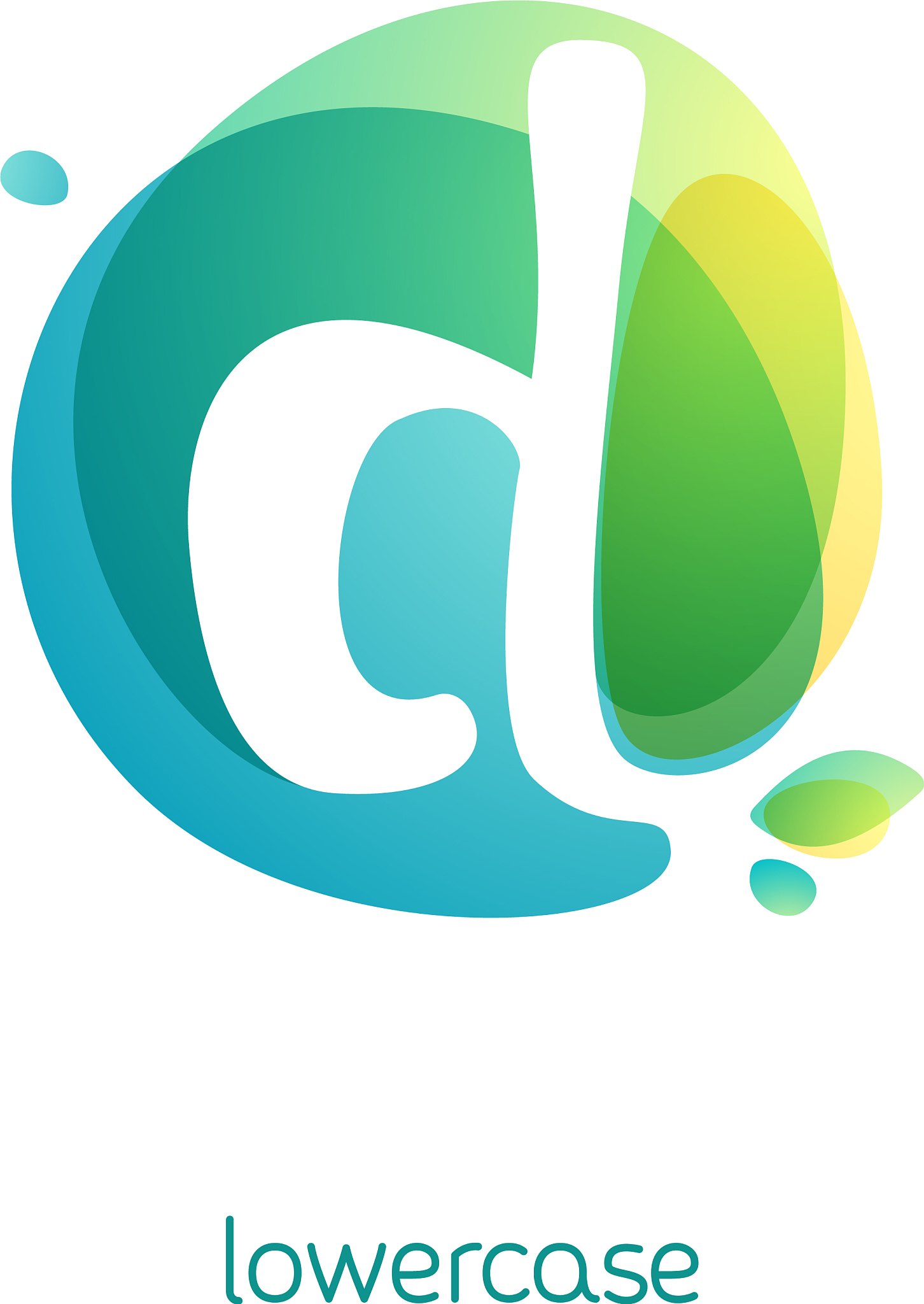 ecology lowercase letter d logo overlapping