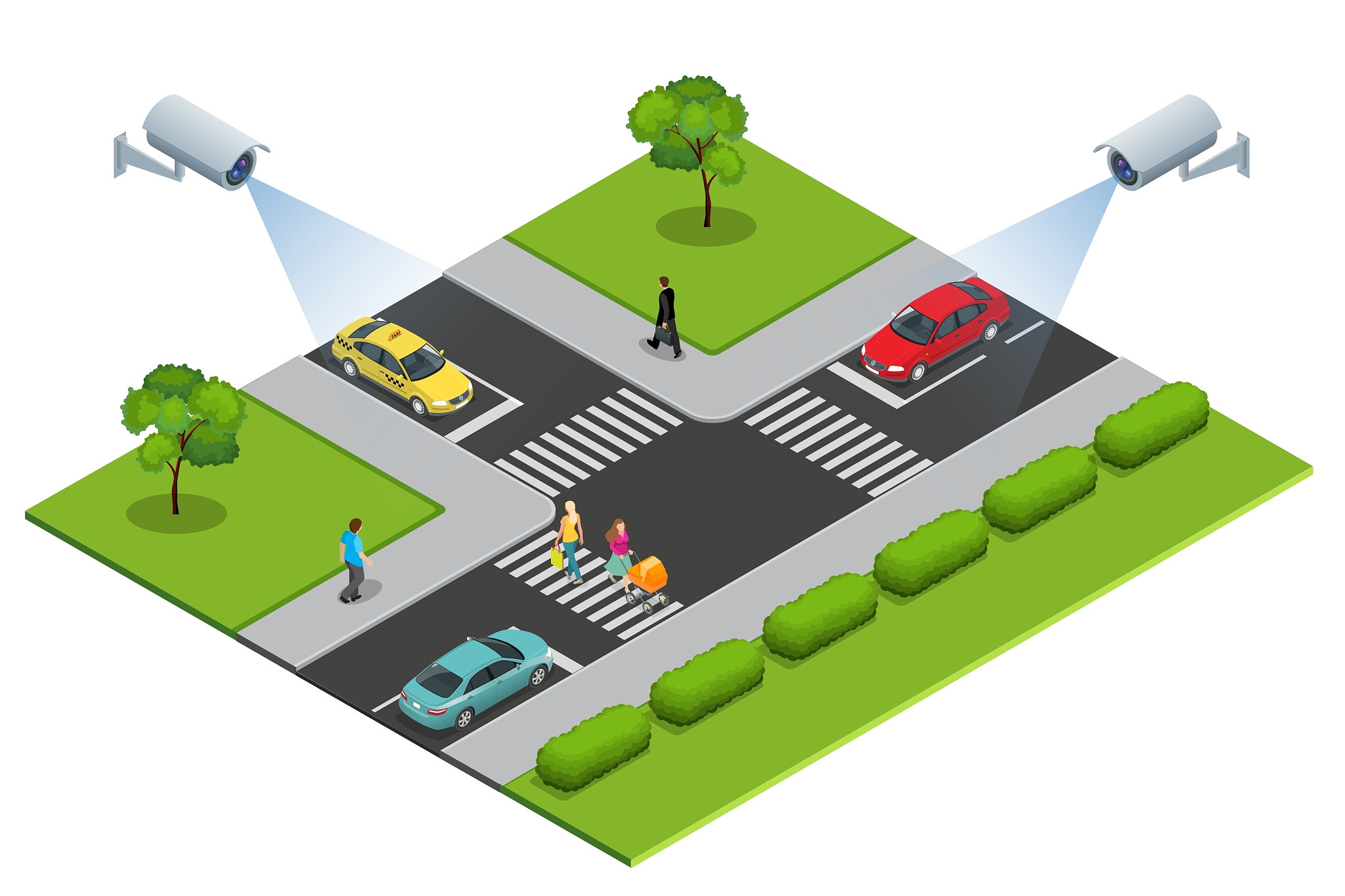 下面内容出自哪篇文献：美国的TrafficVision公司研发的基于嵌入式视觉系统的交通监控系统能够通过高速图像处理技术实现对交通场景的实时监控包括车辆数量、车速、车道使用情况等等。该系统还能够自动识别车辆的品牌、颜色、型号等信息并能够对违规行为进行自动报警。