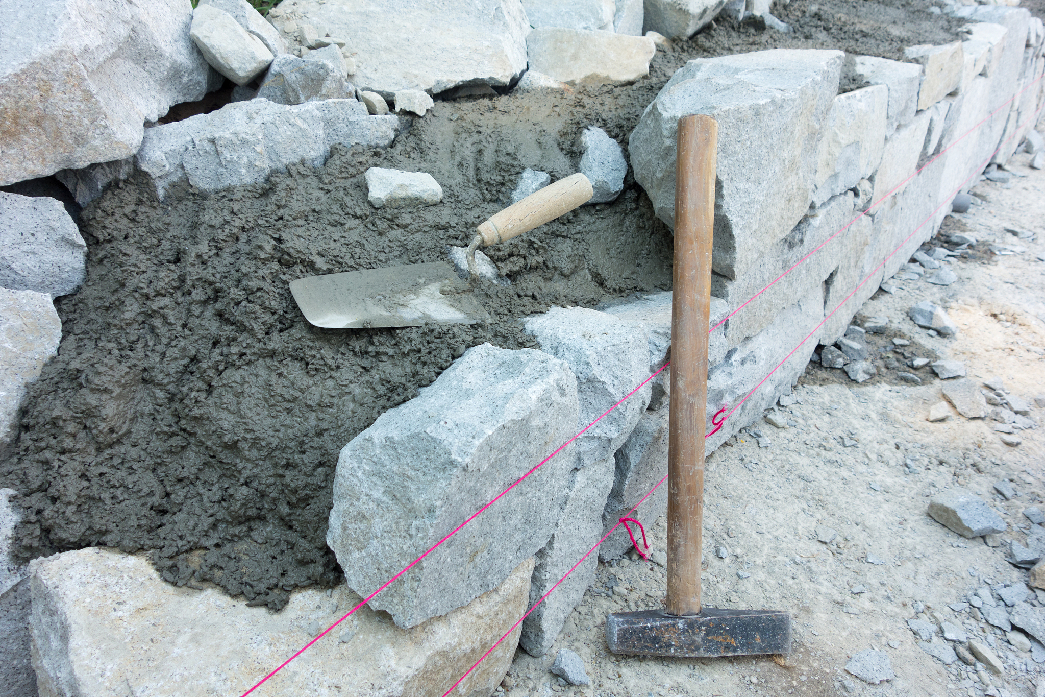 浆砌石外力撞击导致砌缝脱落怎么补救