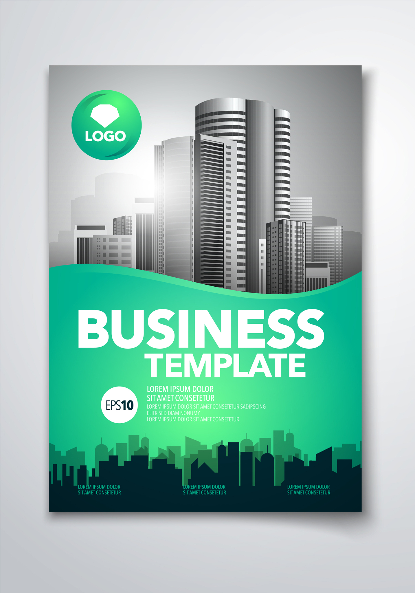 a4 flyer pamphlet brochure cover design