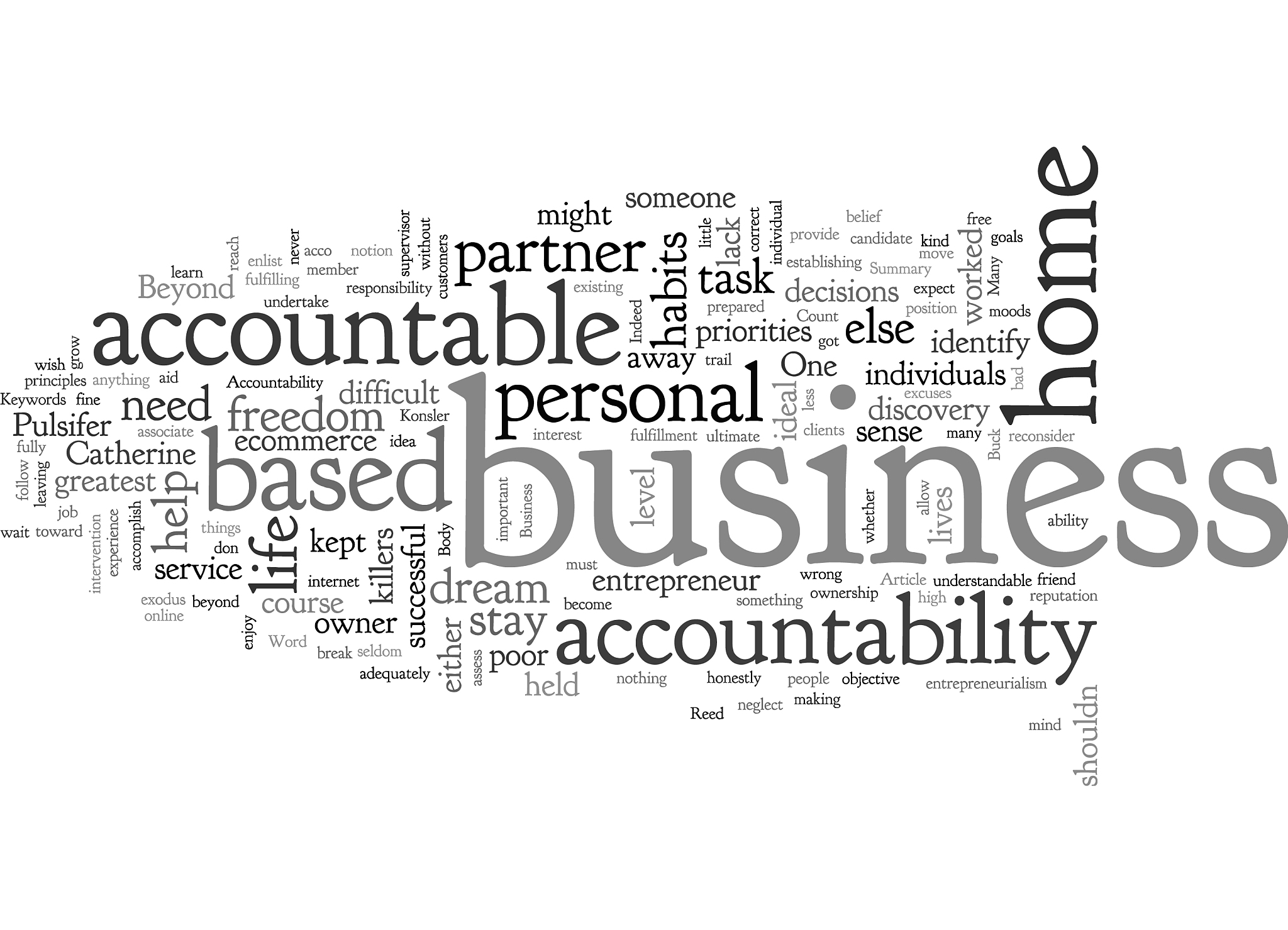business accountability at home