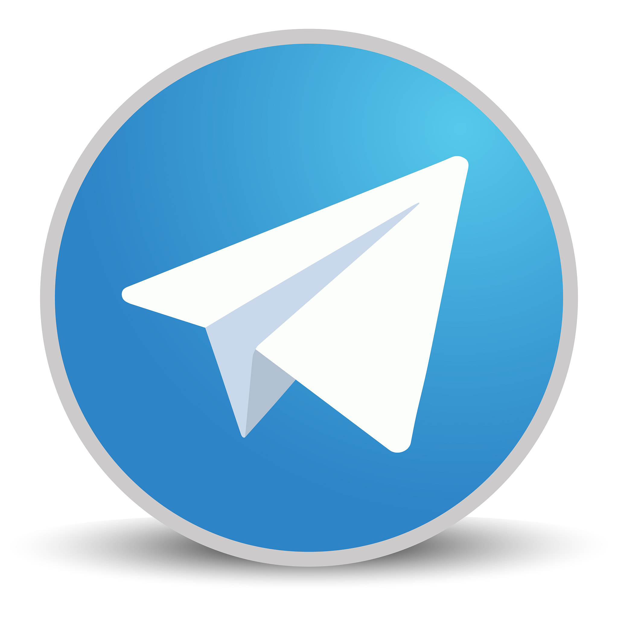 white paper plane on blue background. vector illustration. teleg