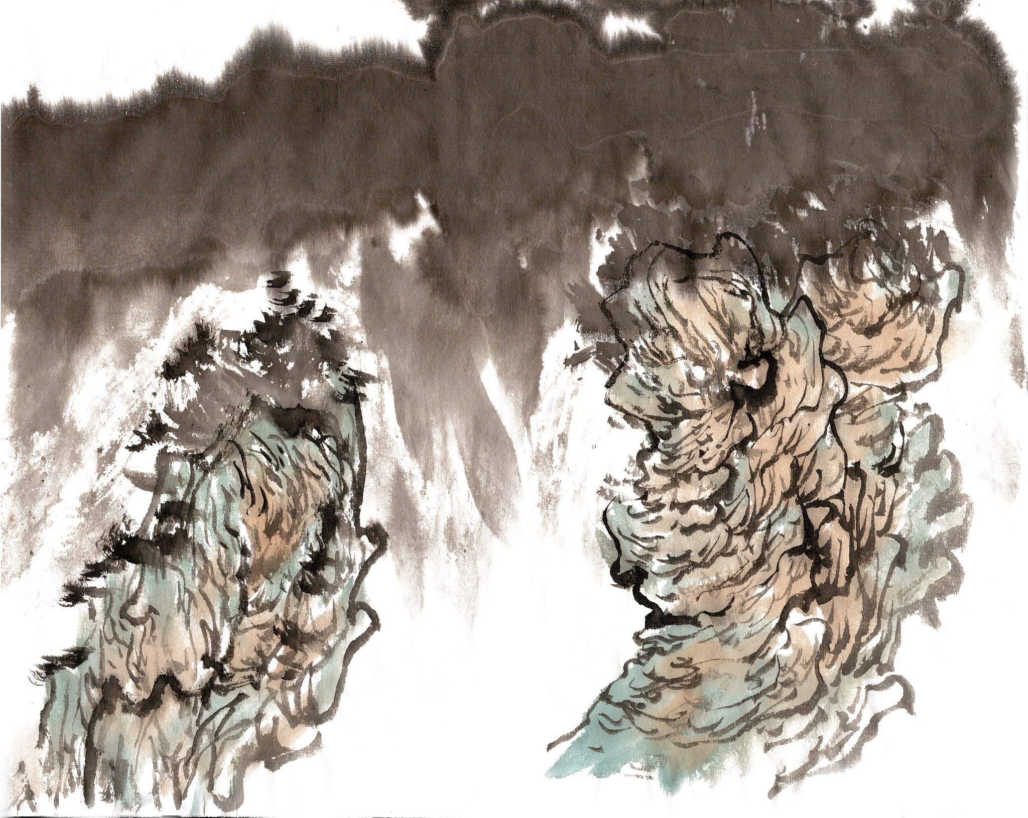 中国画水墨渲染技法详解：从基本原理到应用场景