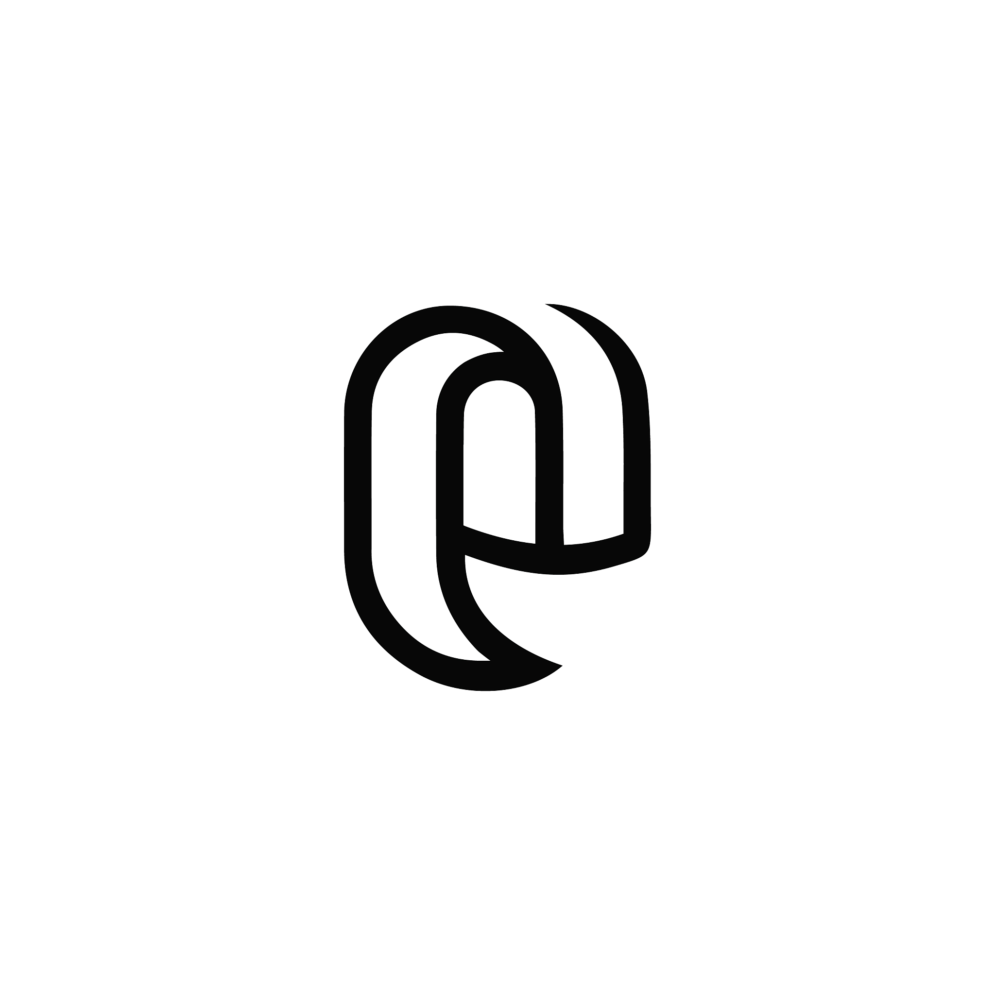 initial letter e logo concept design