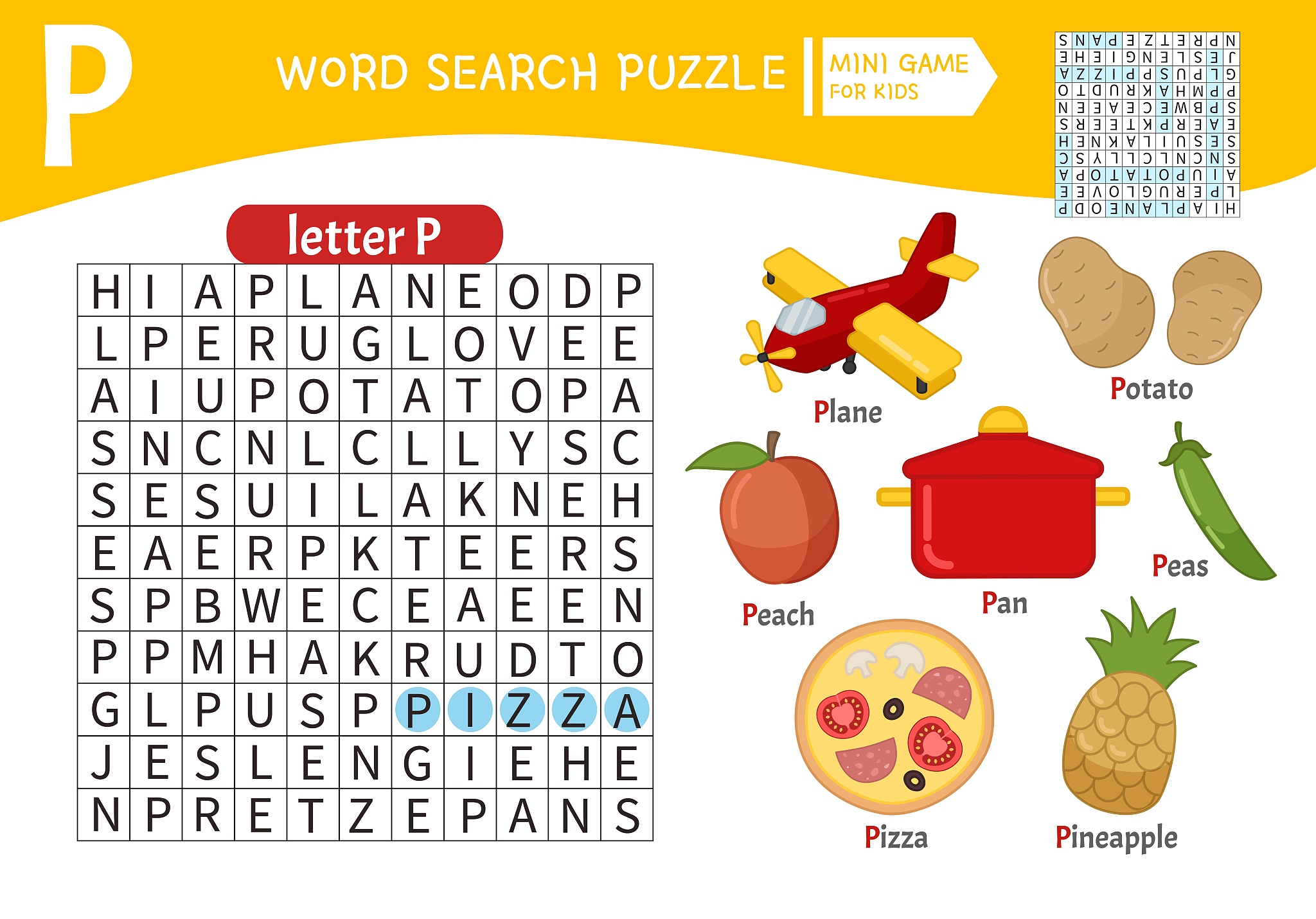 包含字母 'm', 'p', 'b', 'c' 的单词