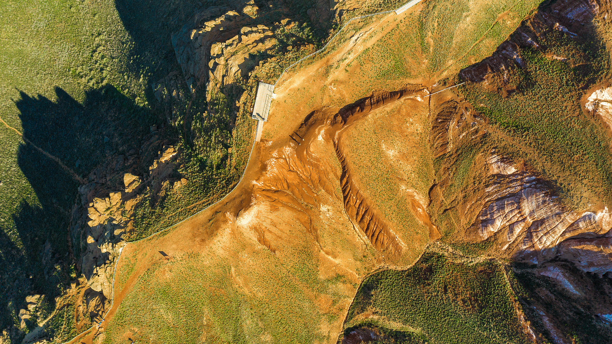 unusual landscape. mountain big bogdo in the astrakhan region, r