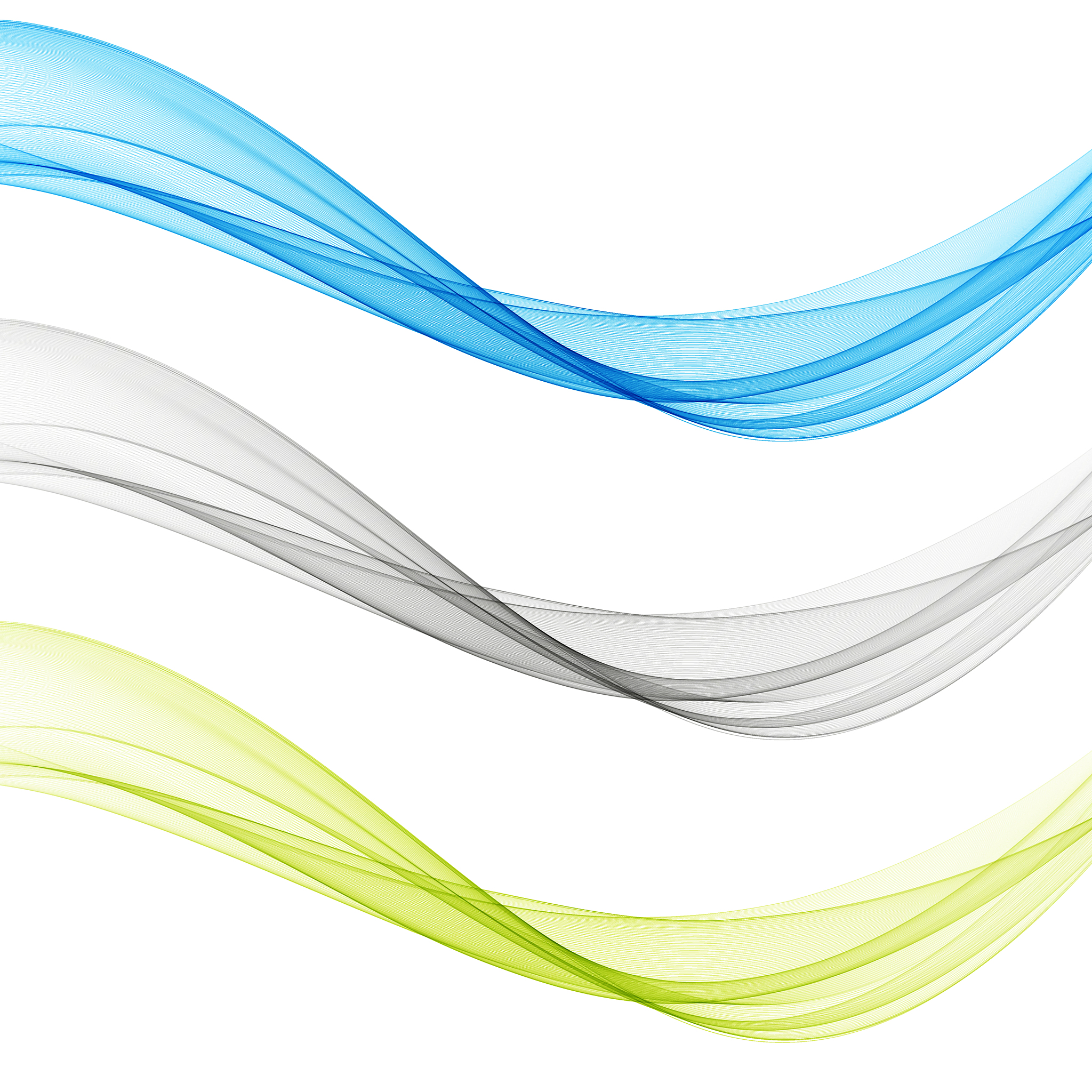 smooth clear beautiful waves set.wave abstract background.