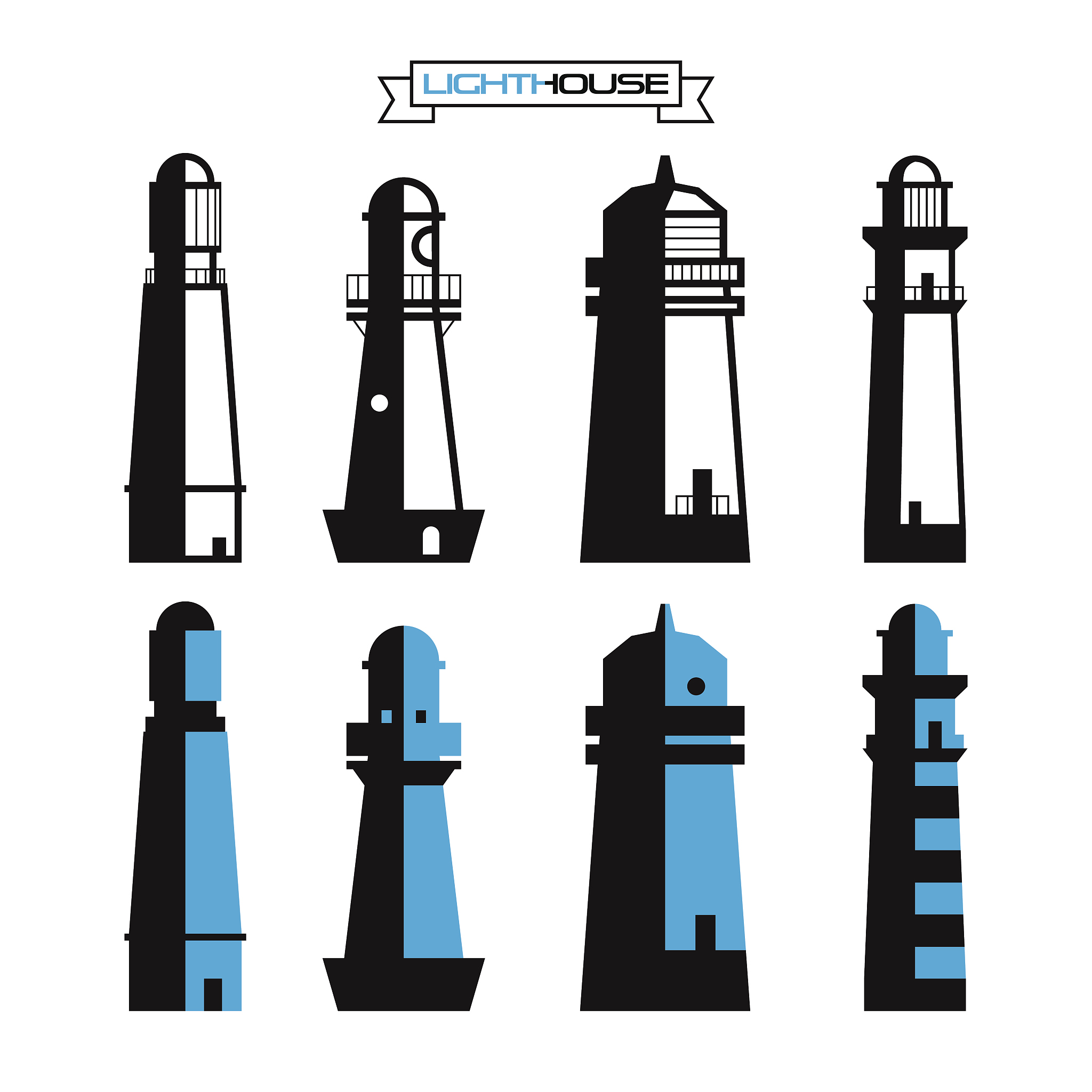 lighthouse badges