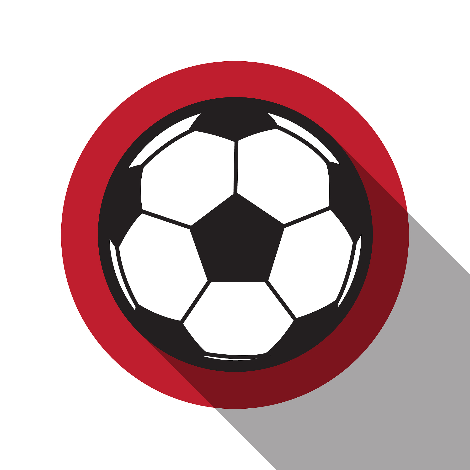 football icon with japan flag