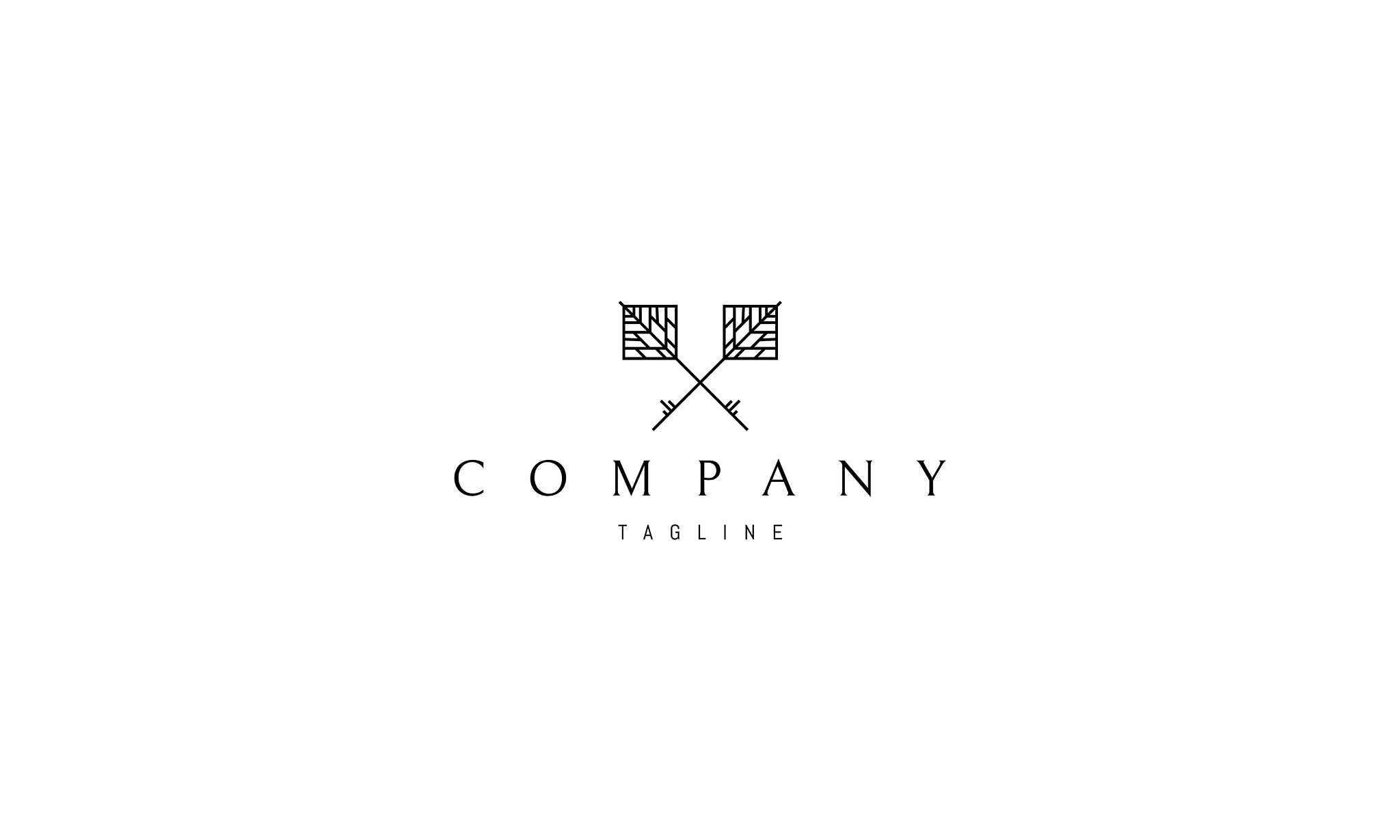 logo on which abstract image two