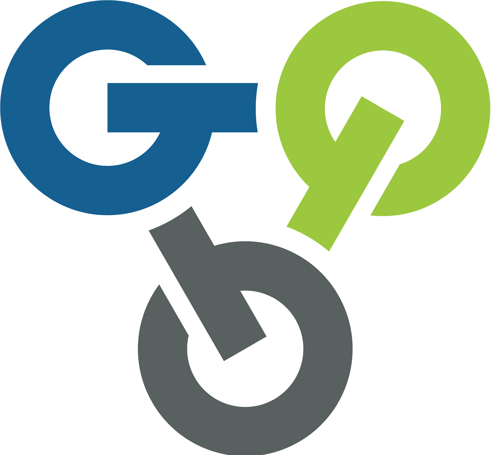abstract g letter logo template design