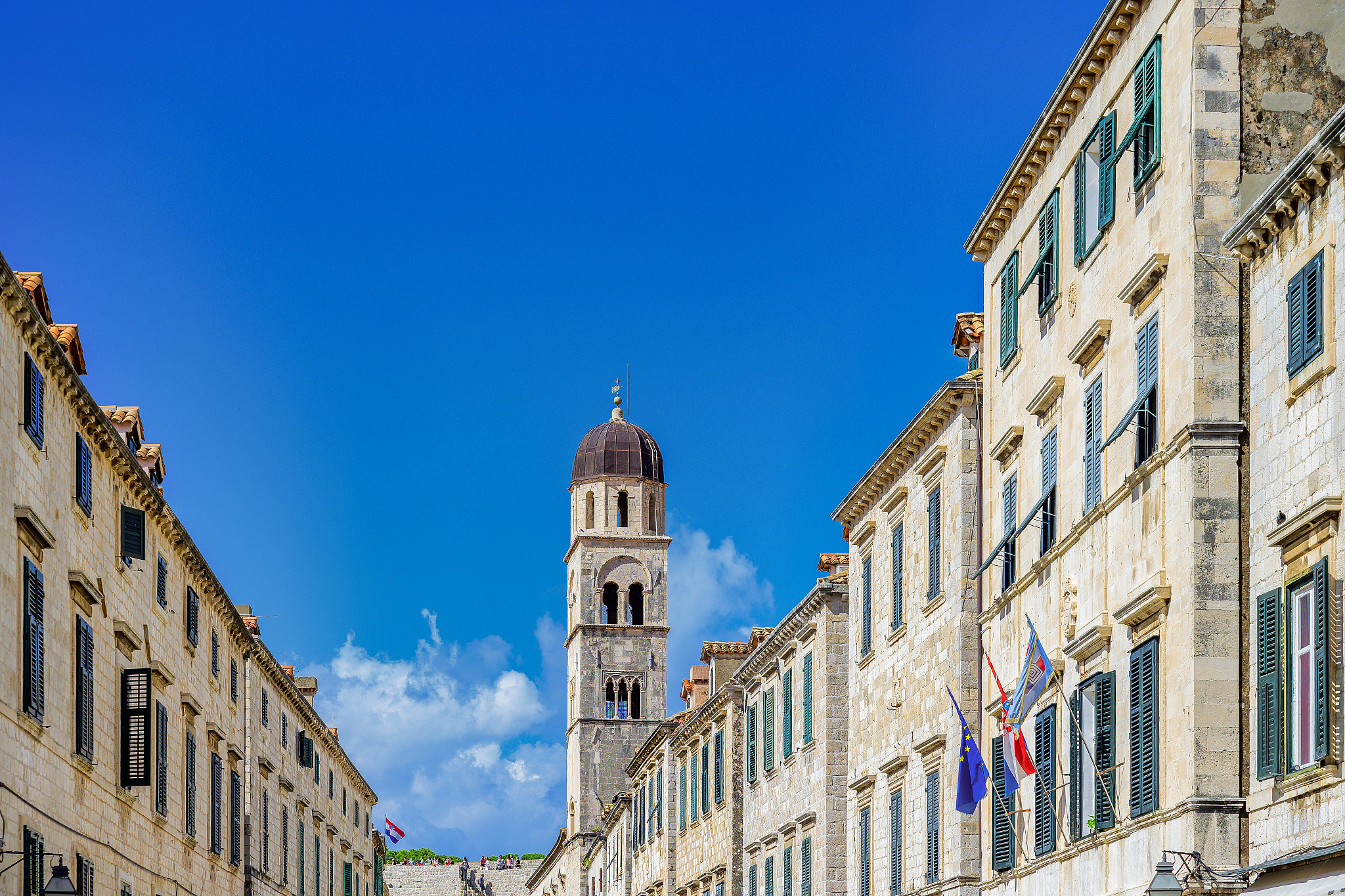 dubrovnik beautiful old town, dubrovnik in croatia, scenic view 