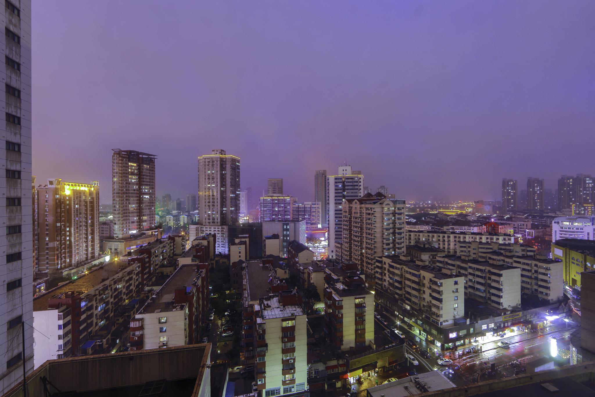 skyline in suzhou china