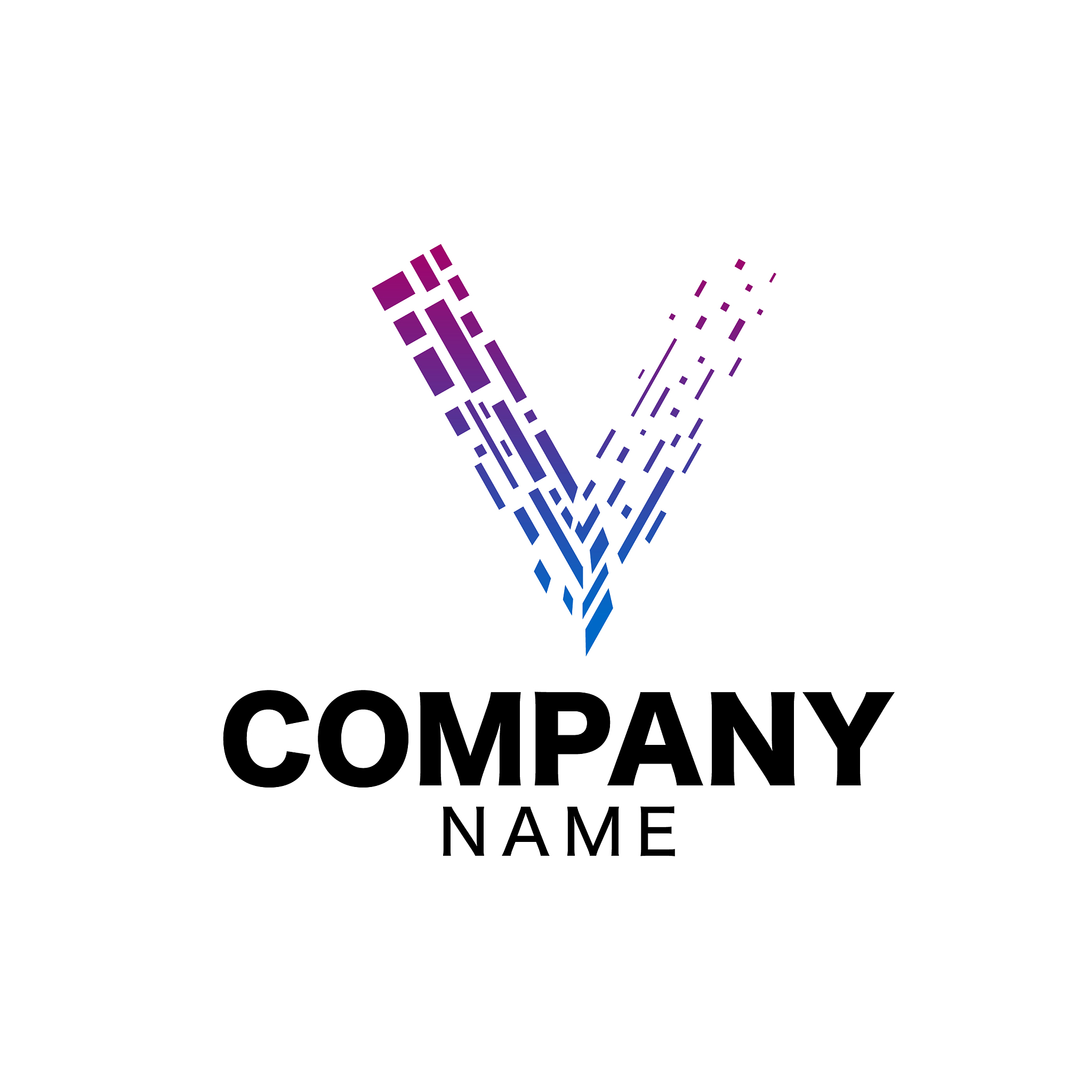 v logo sign