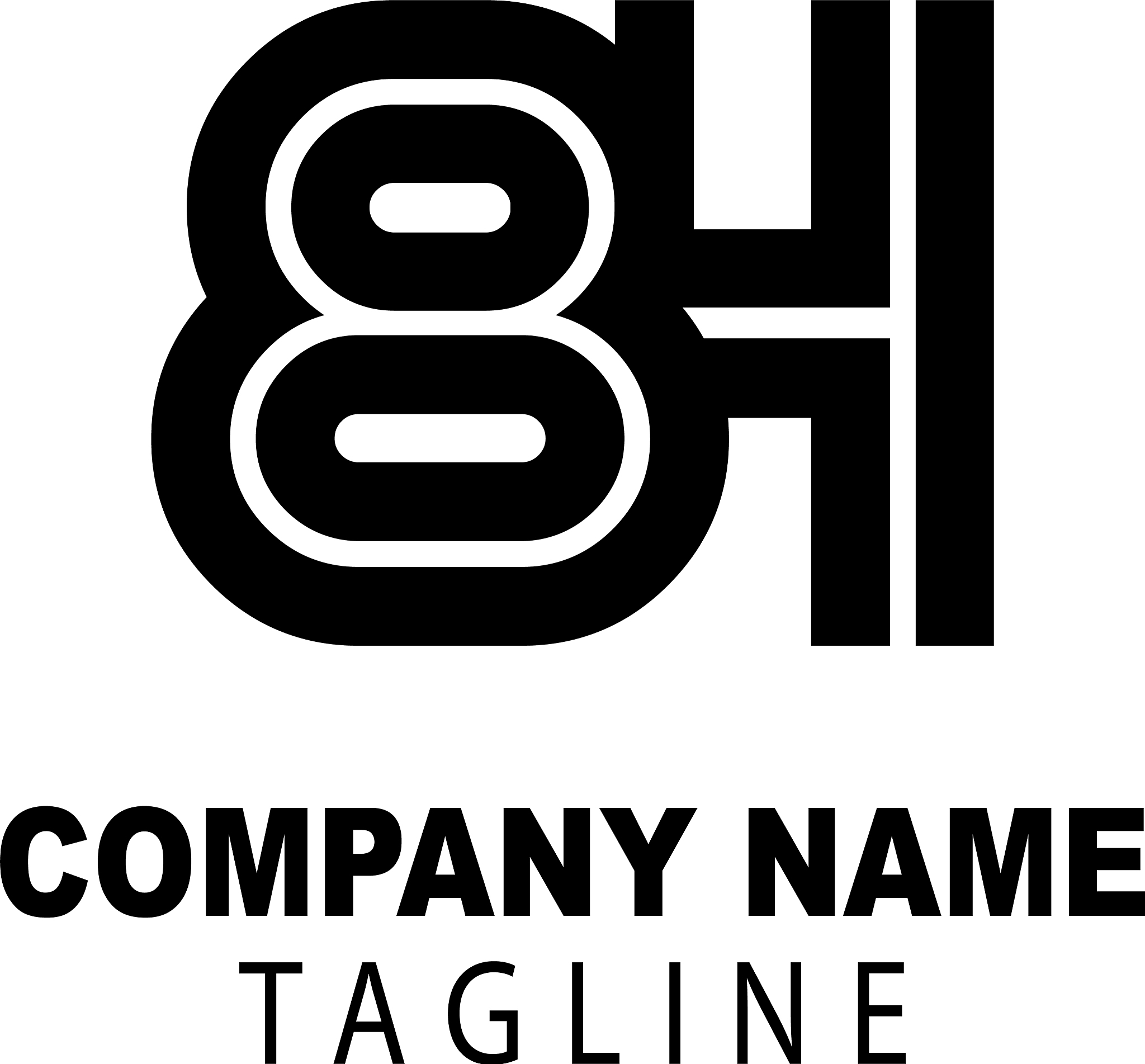 initial letter creative logo template
