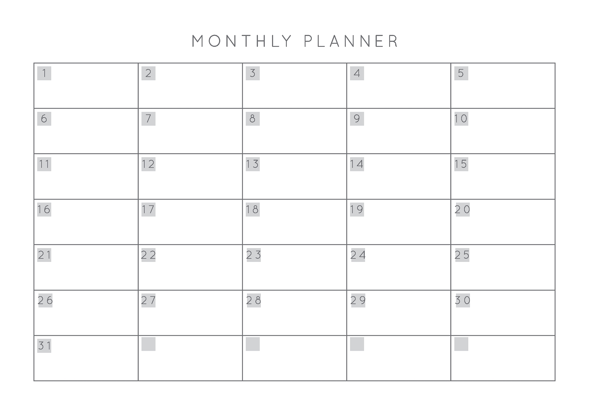 planner sheet vector