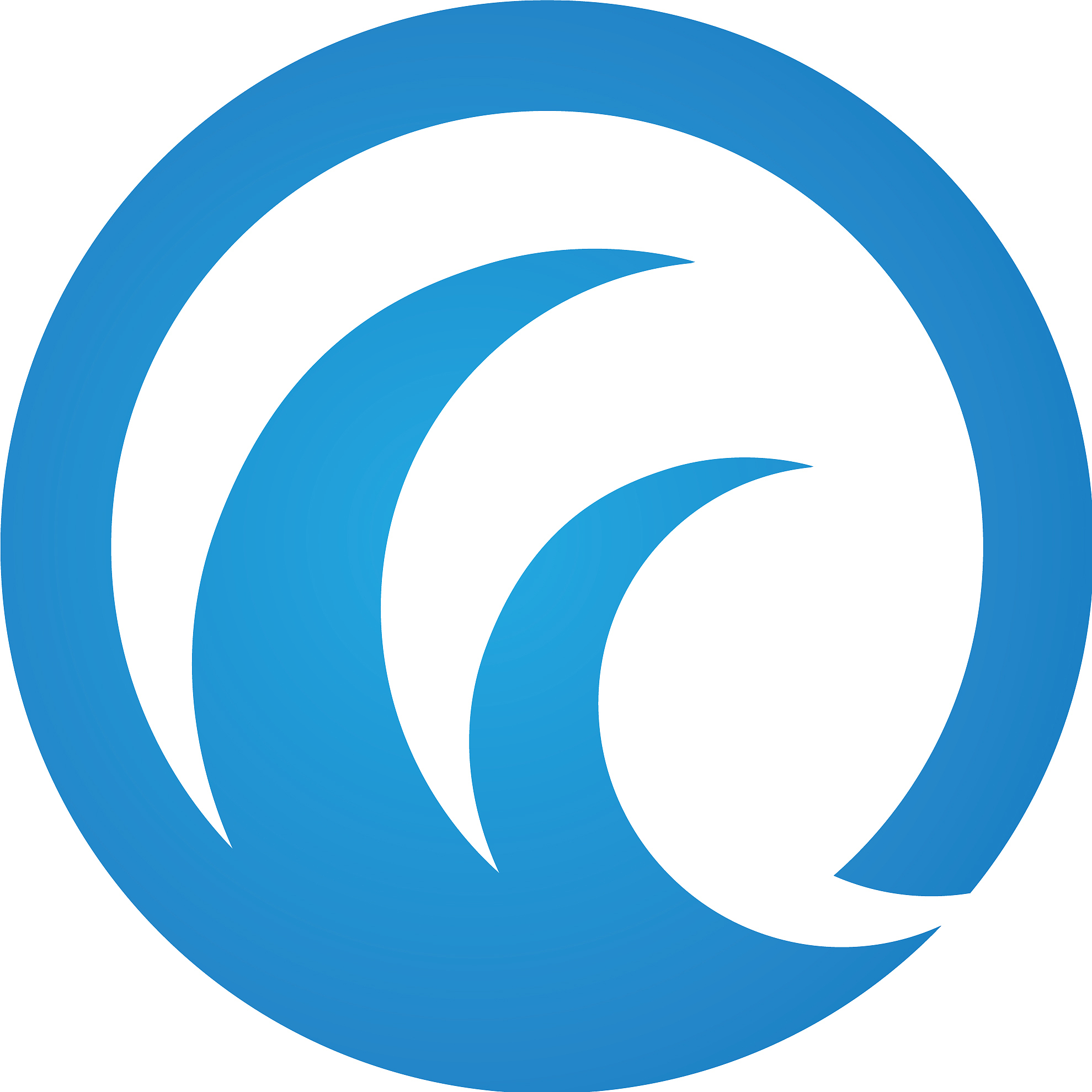 water wave logo template