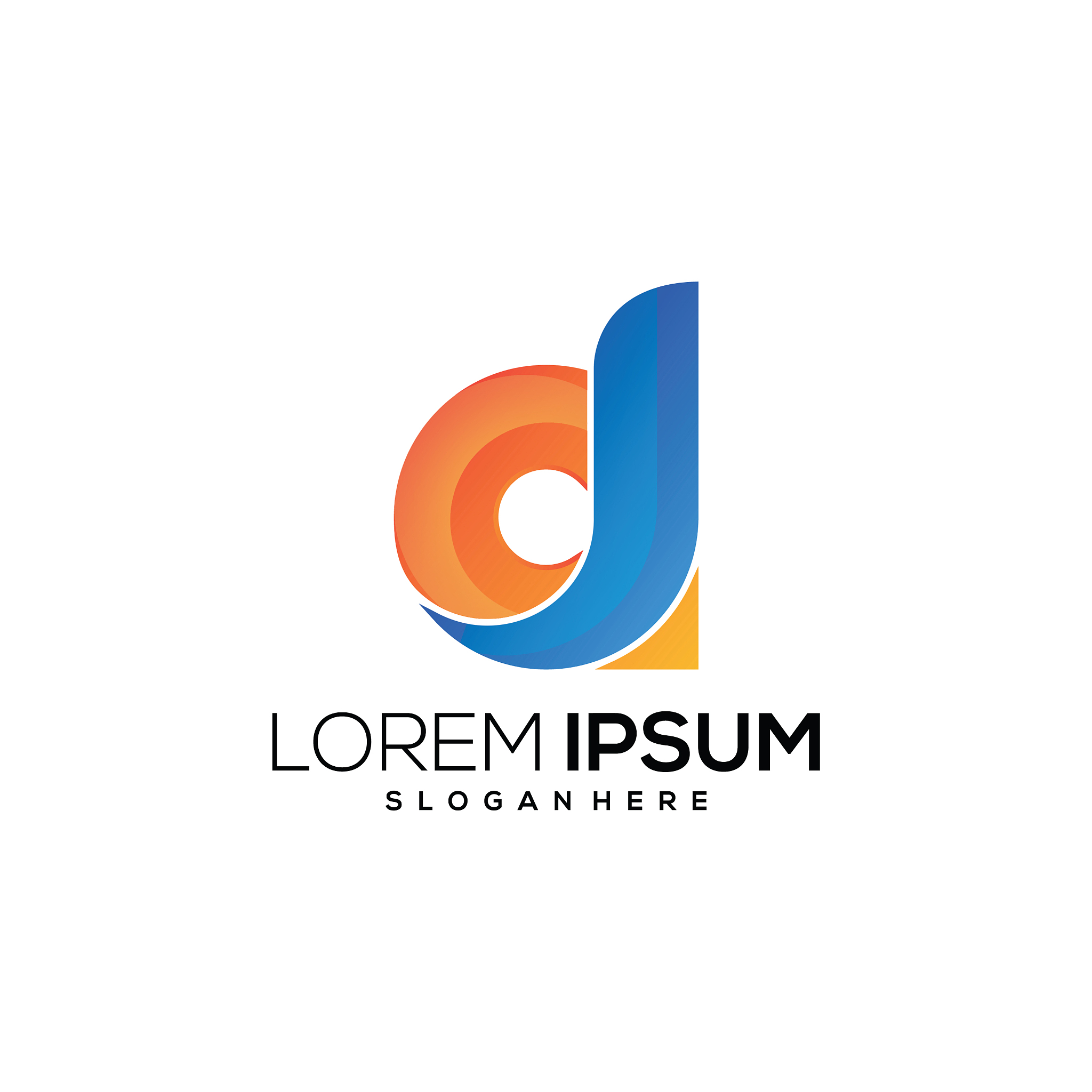 d logo icon