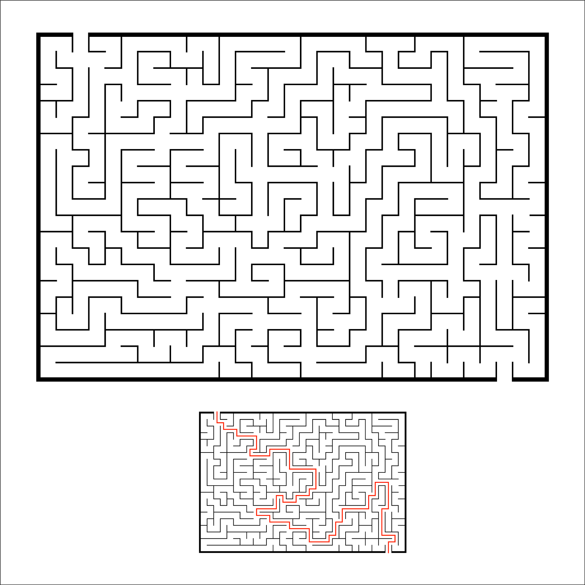 迷宫寻路算法：输出通关路径坐标