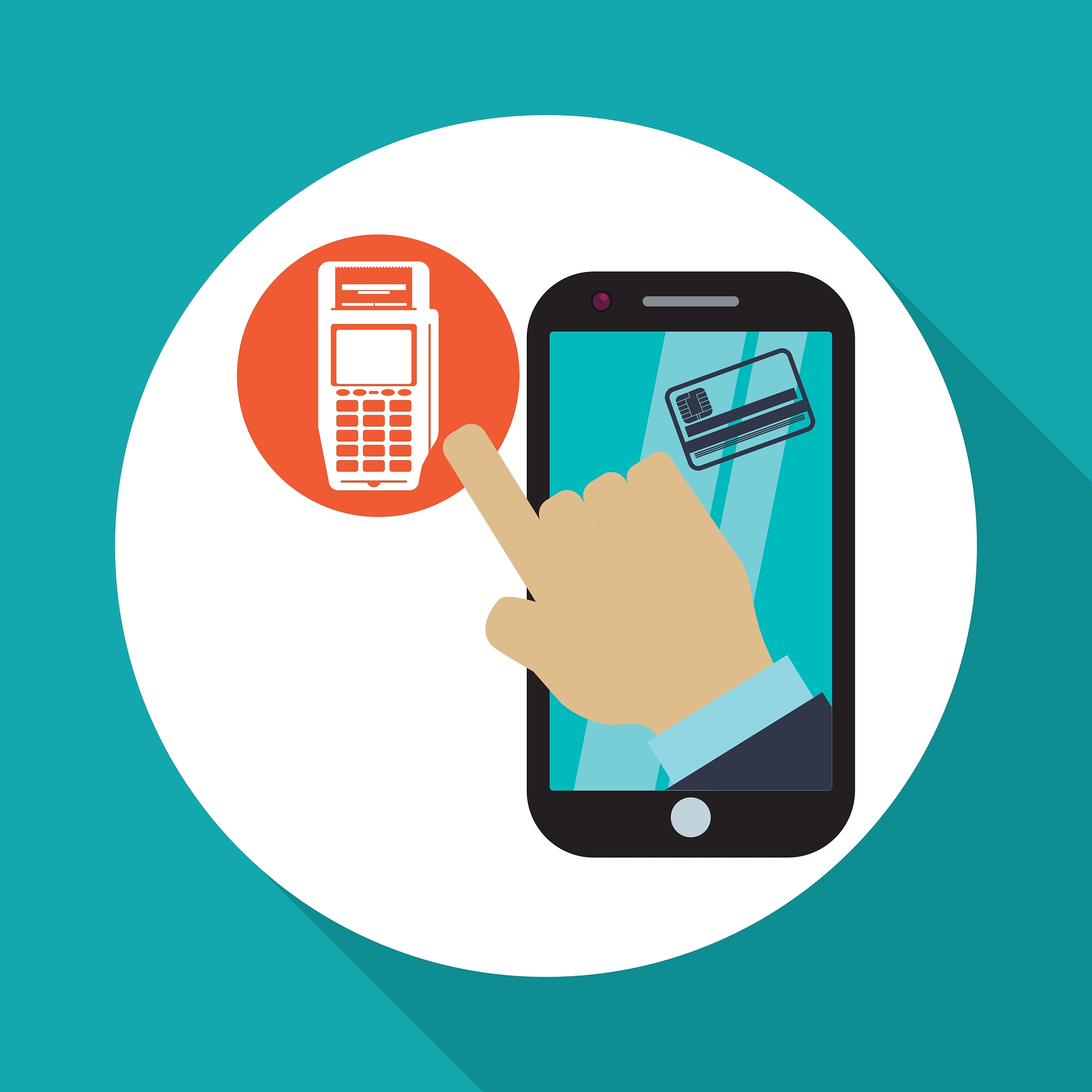 invoice design online payment isolated