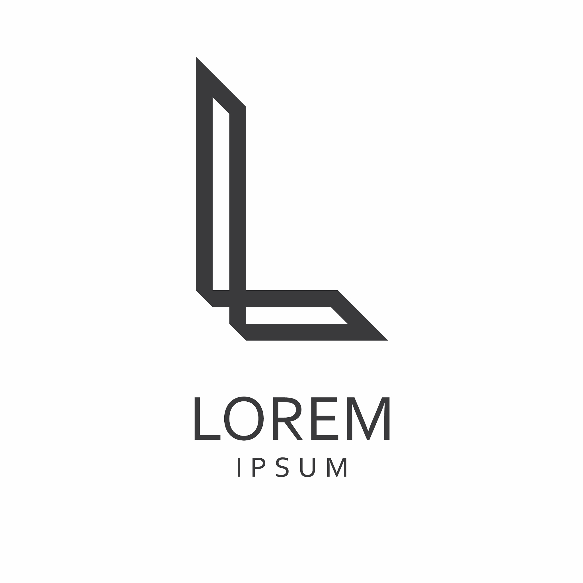 l letter logo icon