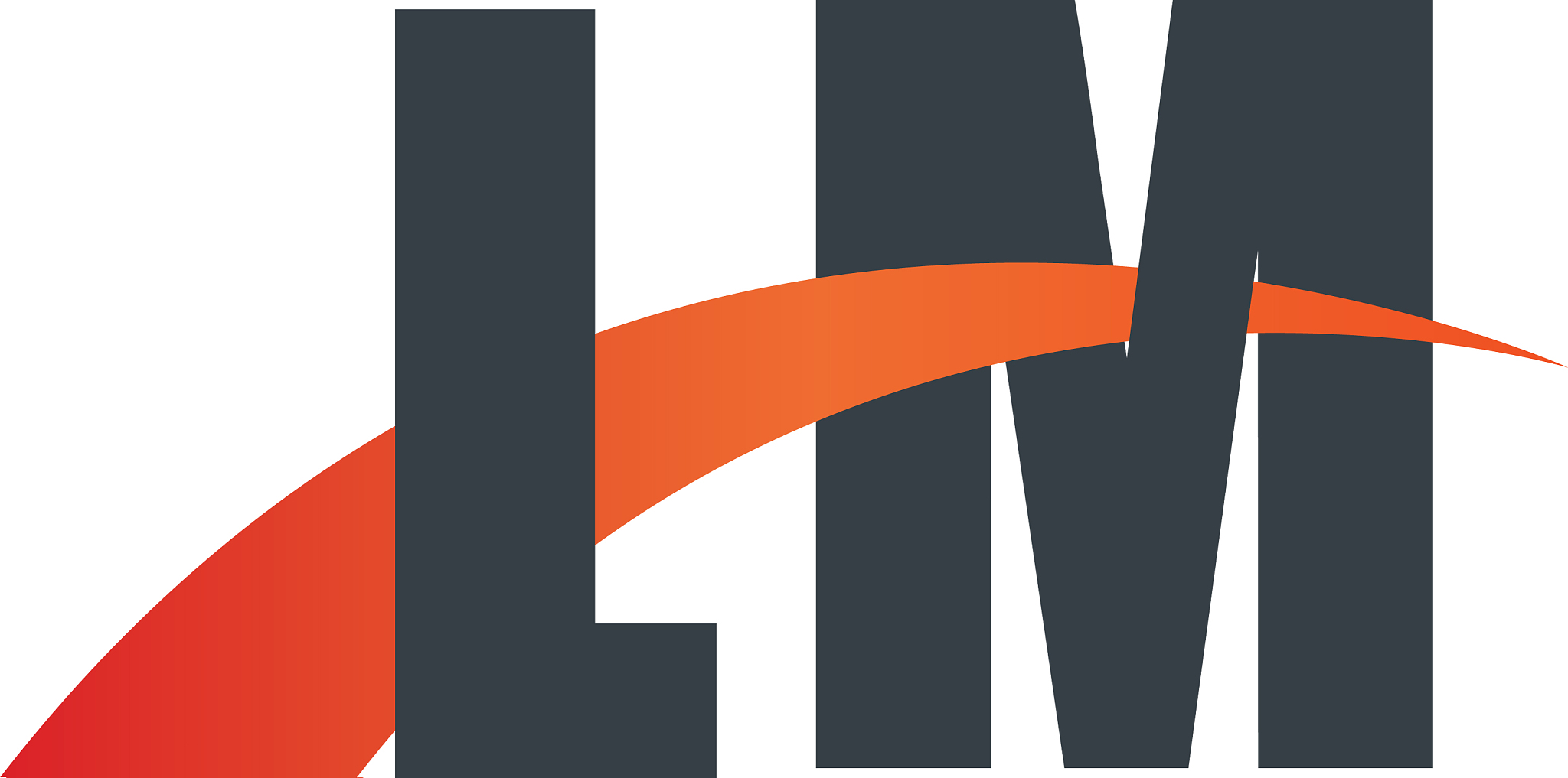 initial letter overlapping design logo