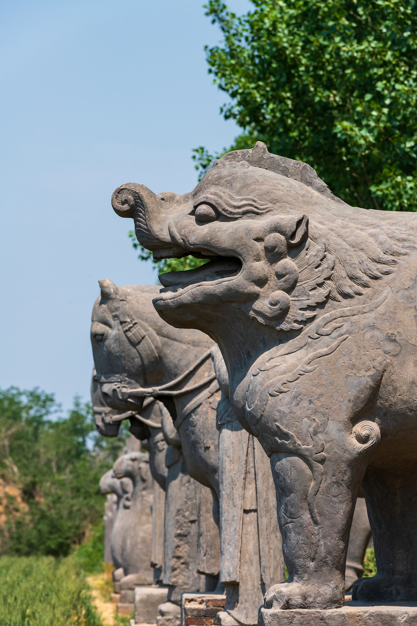 河南郑州巩义宋陵永裕陵(北宋第六代皇帝赵顼陵墓)全国重点文物