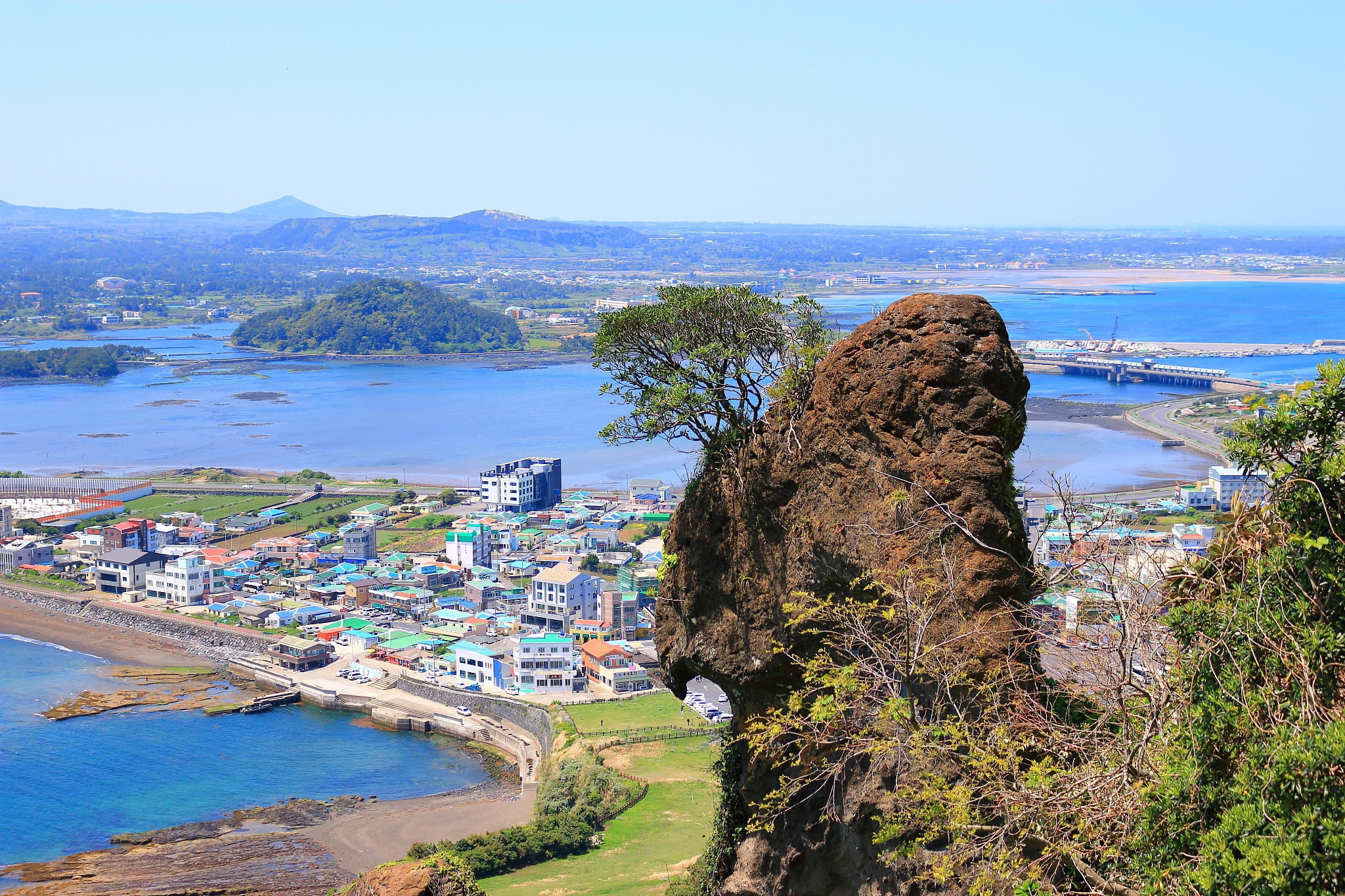 seongsan sunrise peak, unesco world heritage site, sunrise, sunr