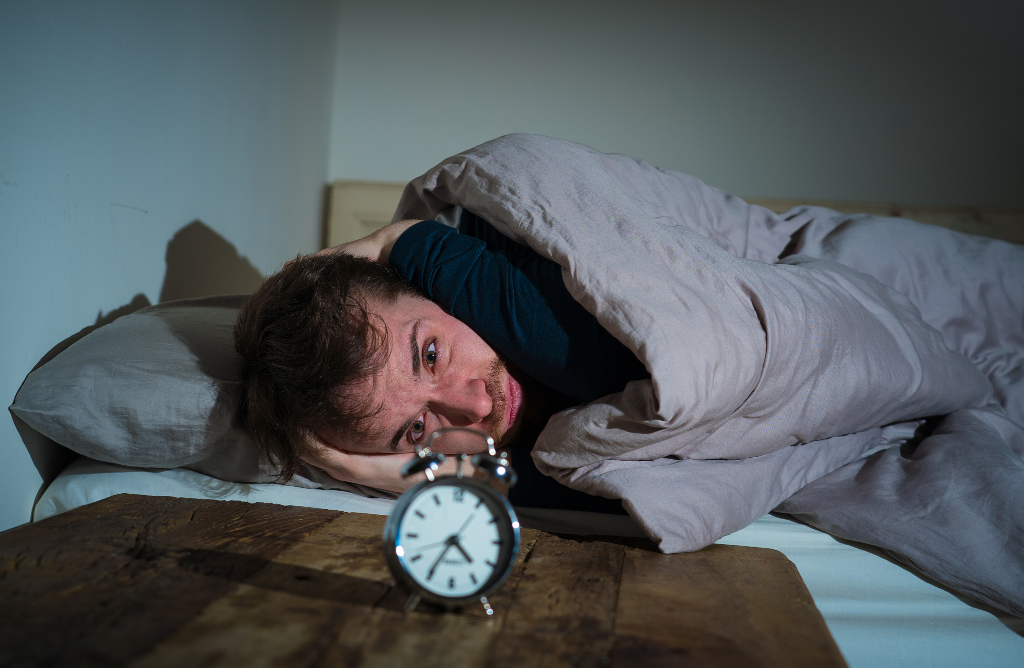 mental health, insomnia and sleeping disorders. frustrated and h