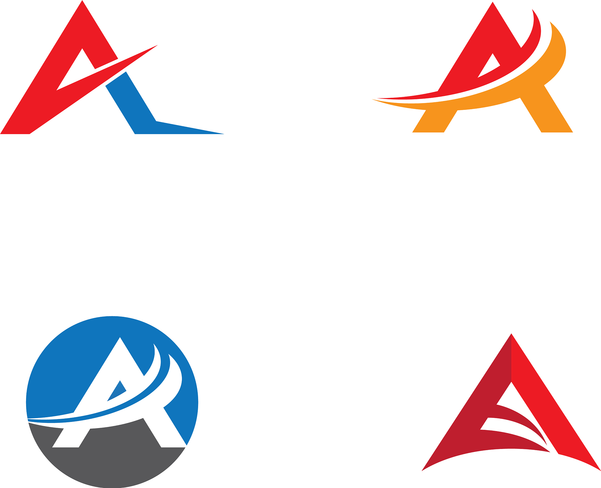 letter a symbol design