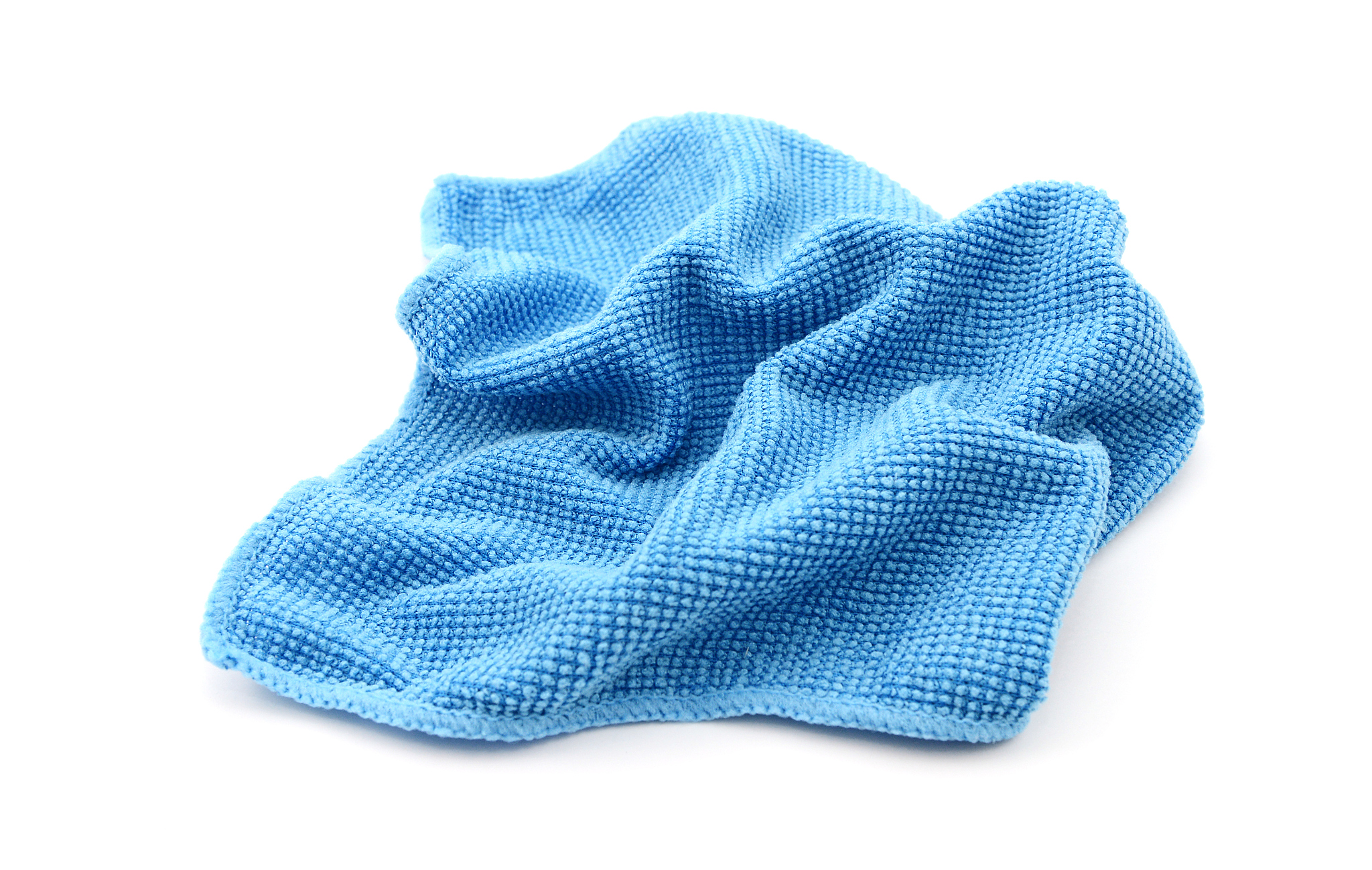 blue microfibre screen cleaning cloth