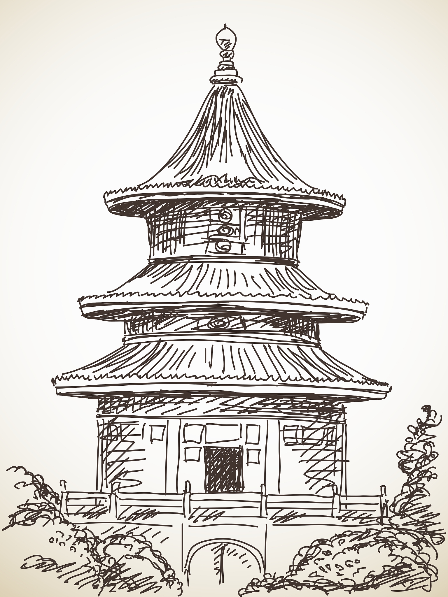 详细说说中西方古建筑形式方面有哪些差异