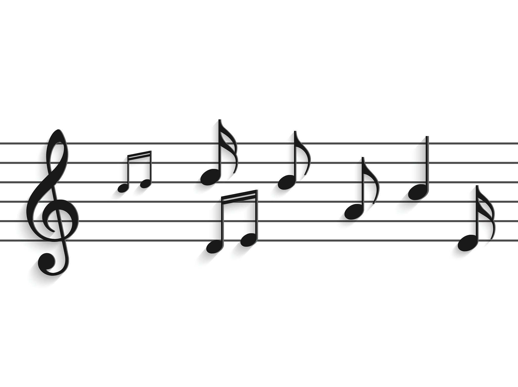 musical notes illustration