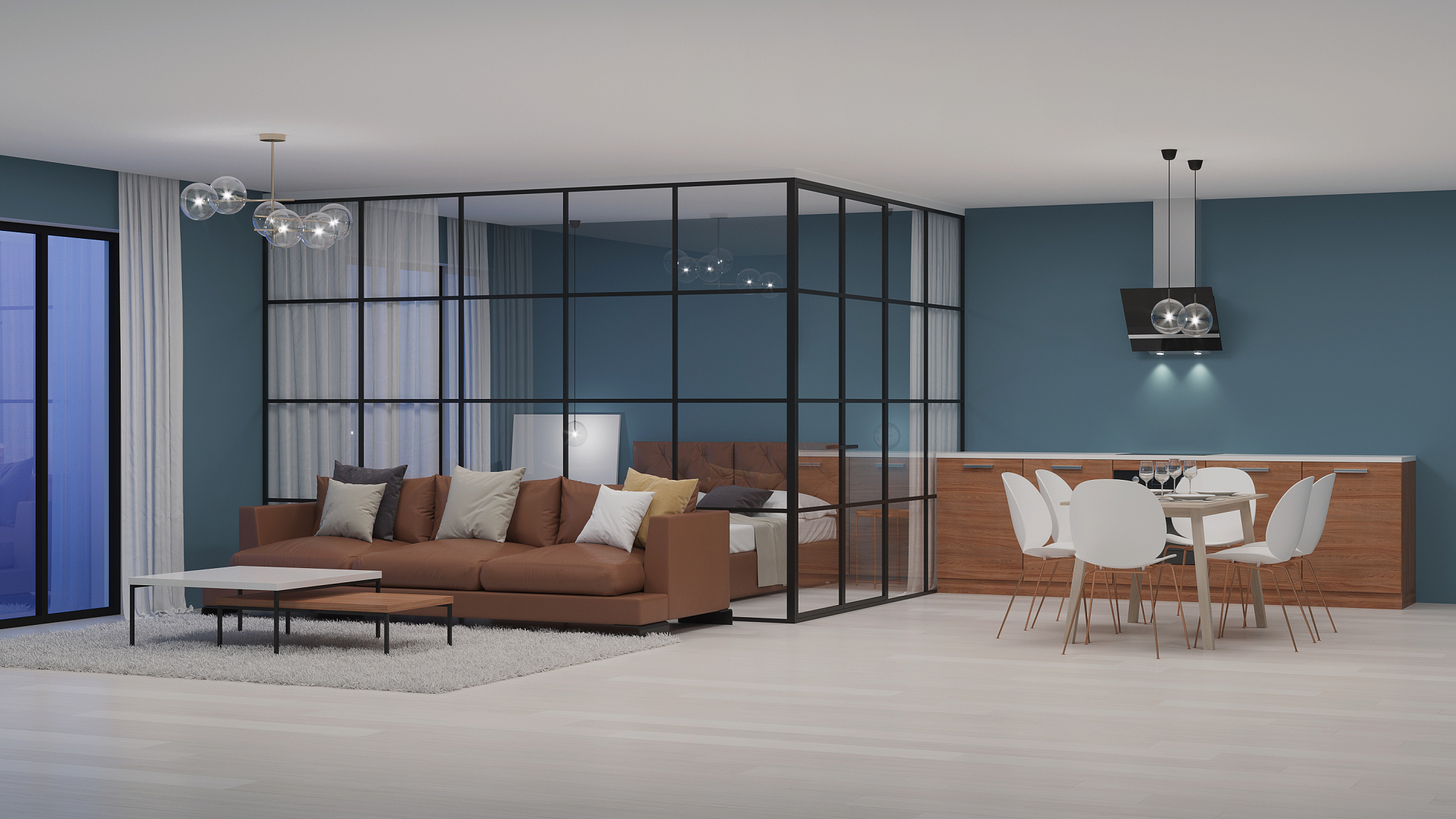 需要搭配什么合适的磨砂玻璃才是具有温馨光线