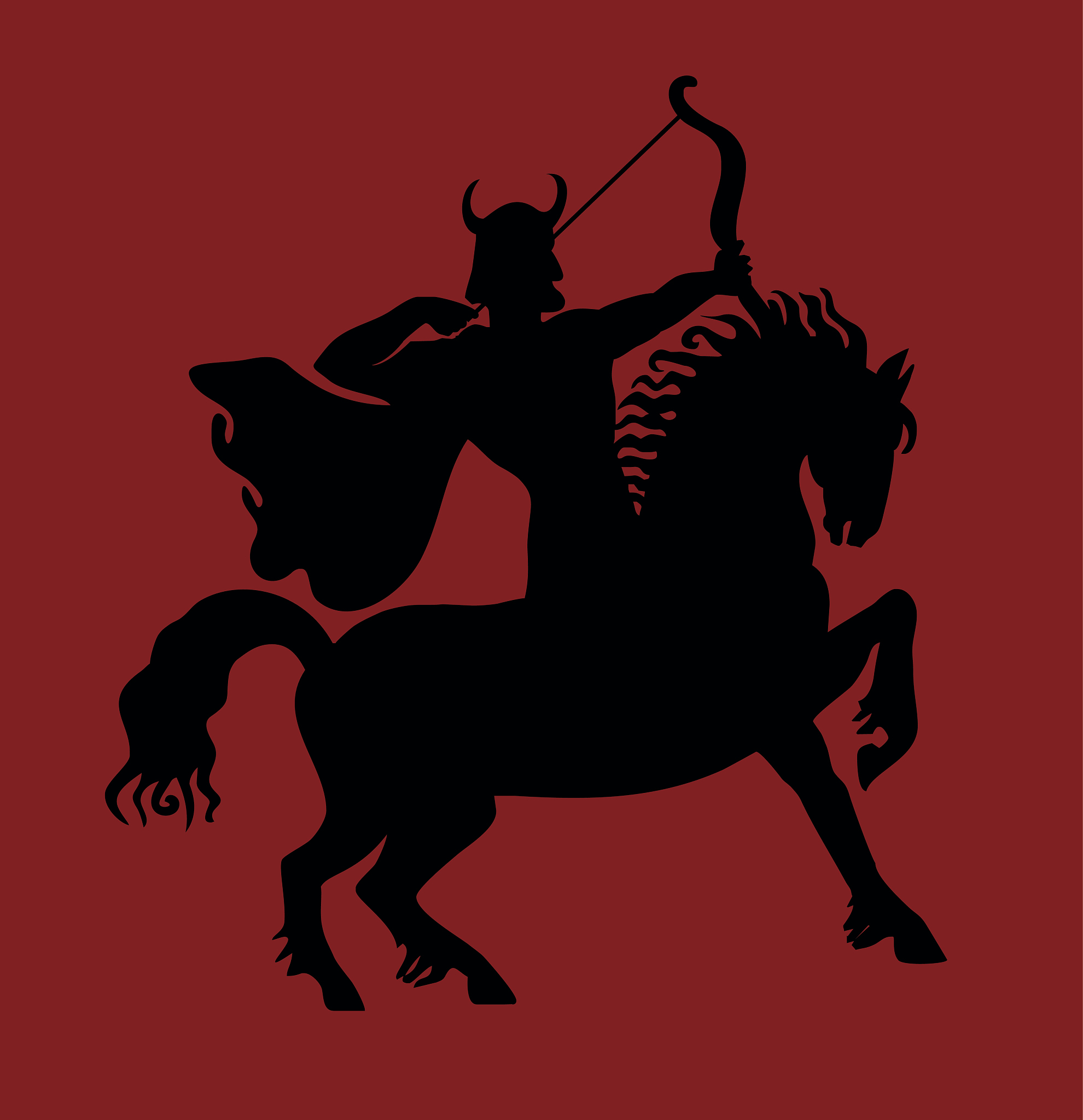 archer rider horse.