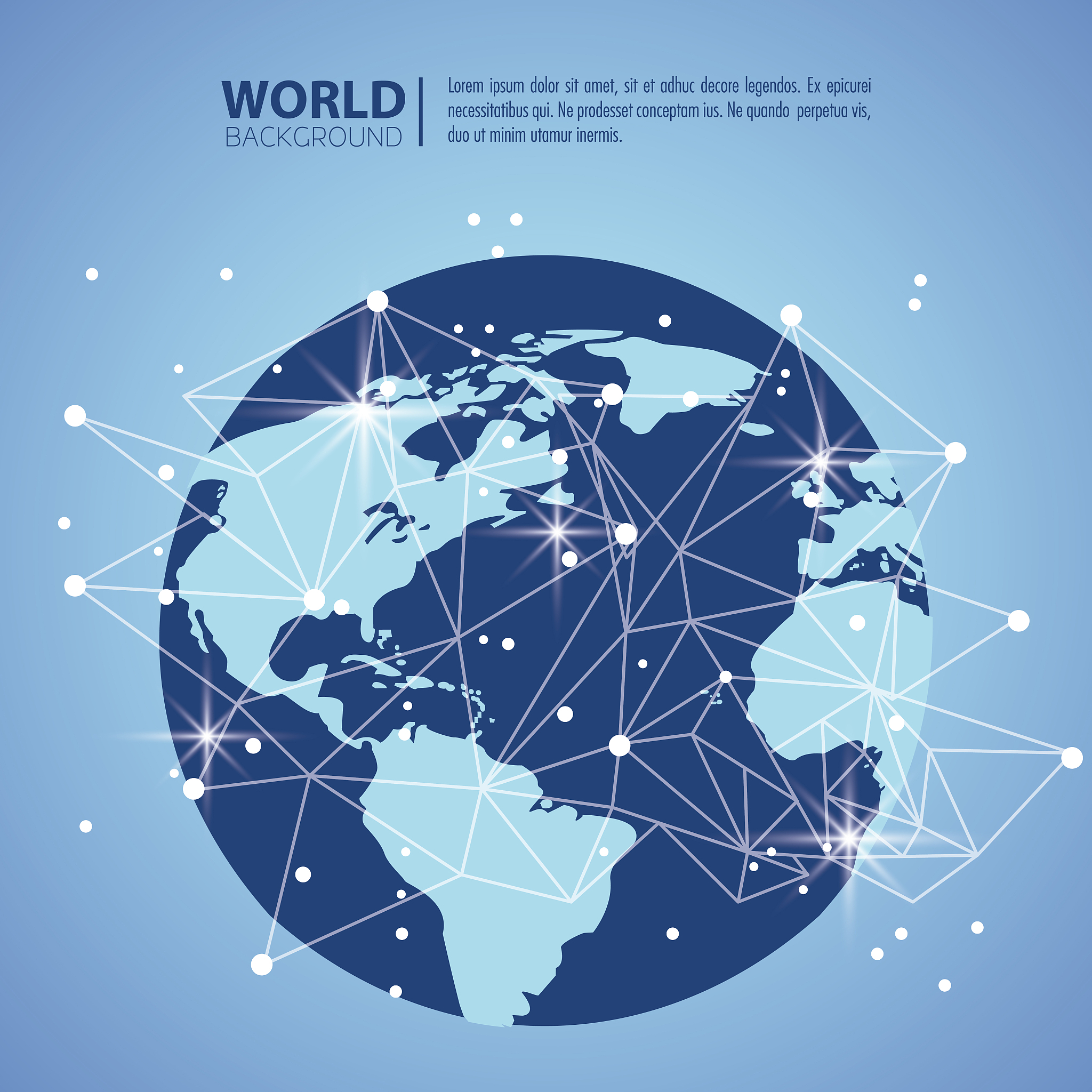 world modern background