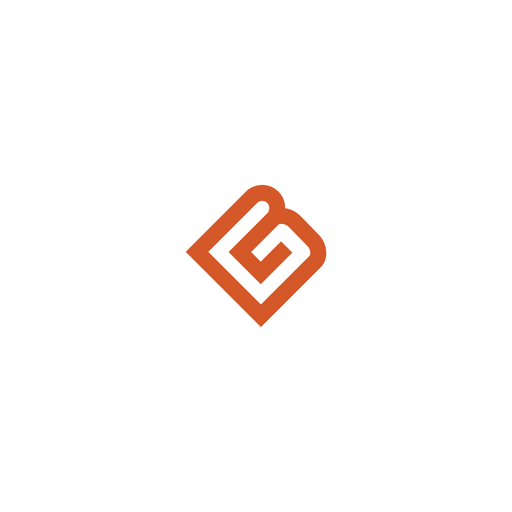 initial letter bg or gb logo design template