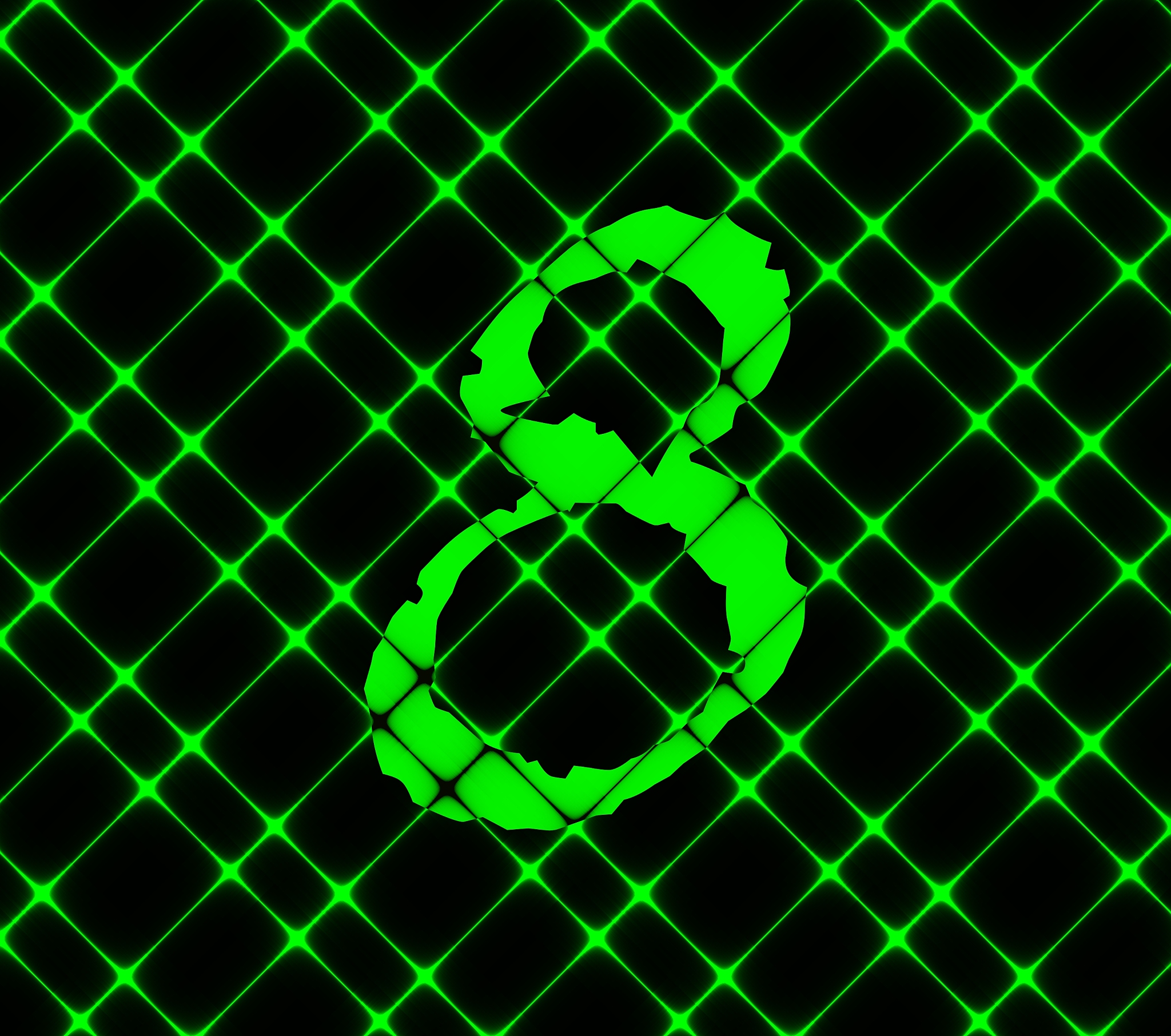 number eight icon symbol flat modern web design