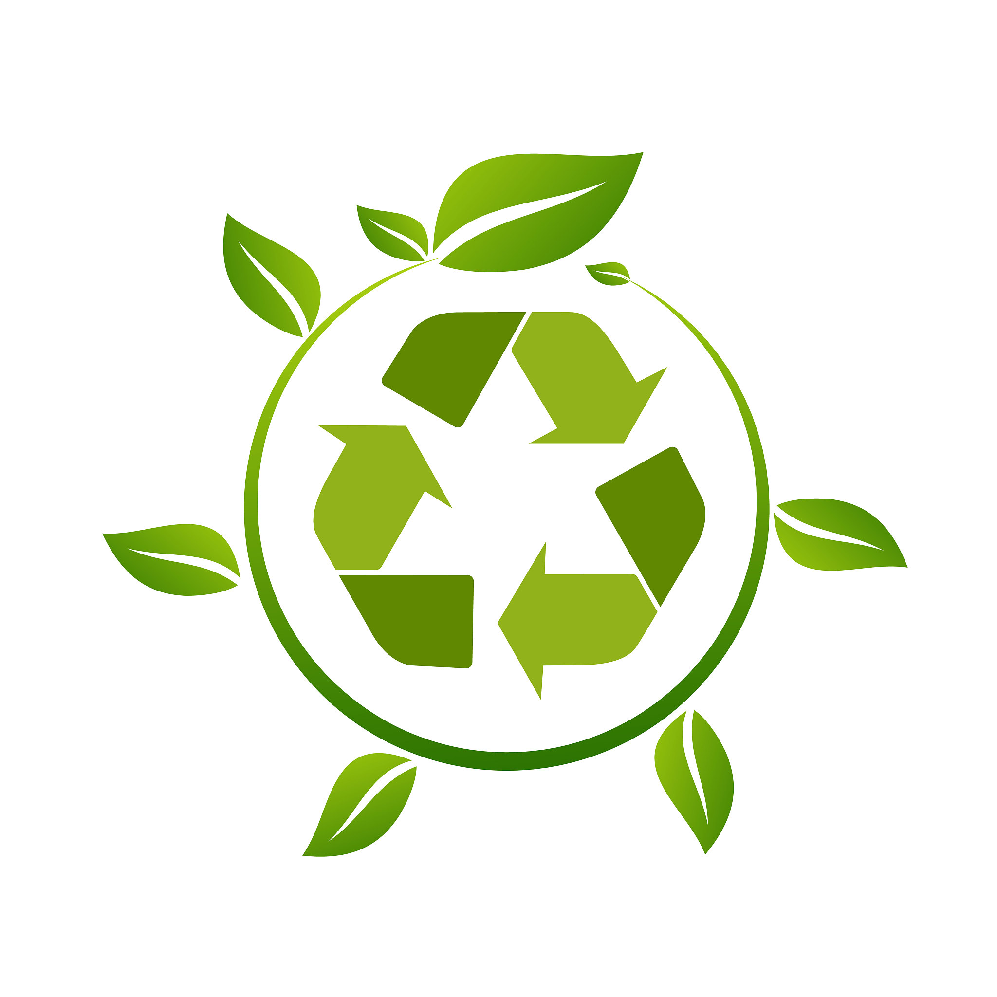 eco friendly concept, vector illustration. solar energy town wit