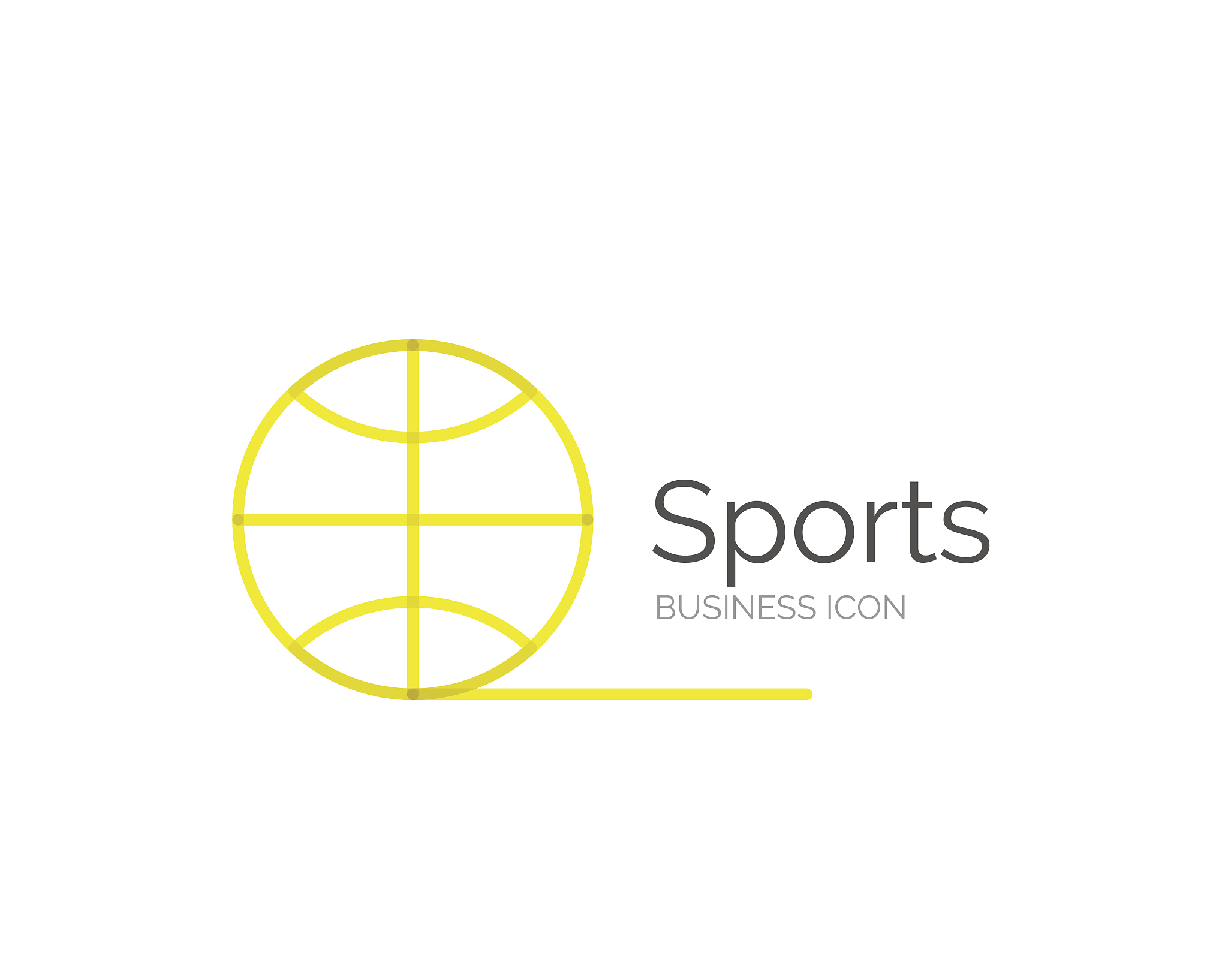 line minimal design icon ball sports