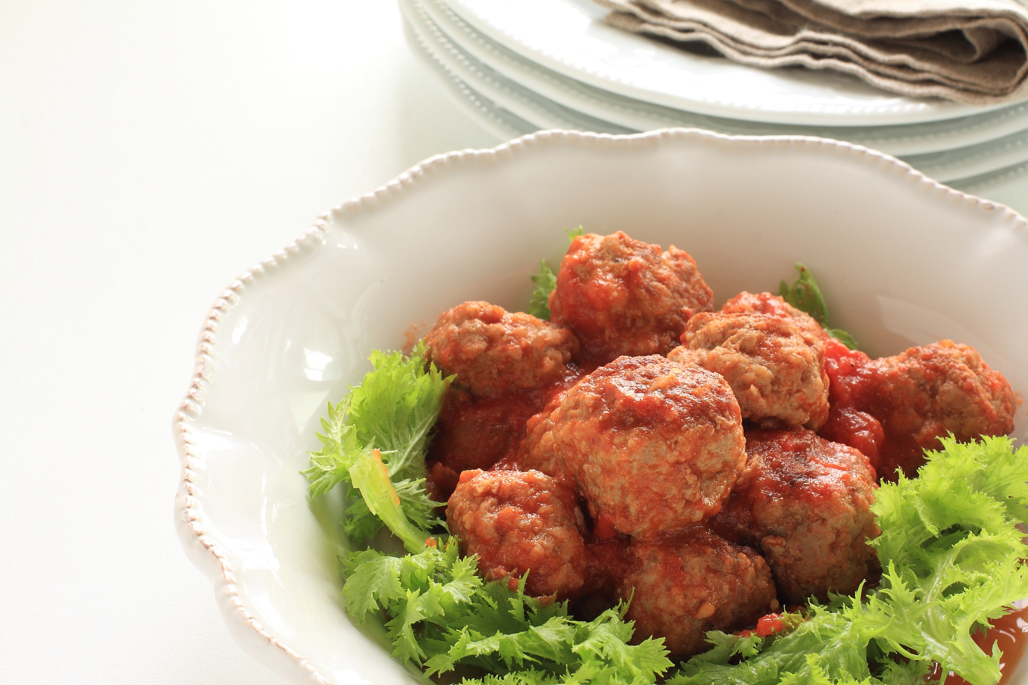 italian food, homemade meat ball