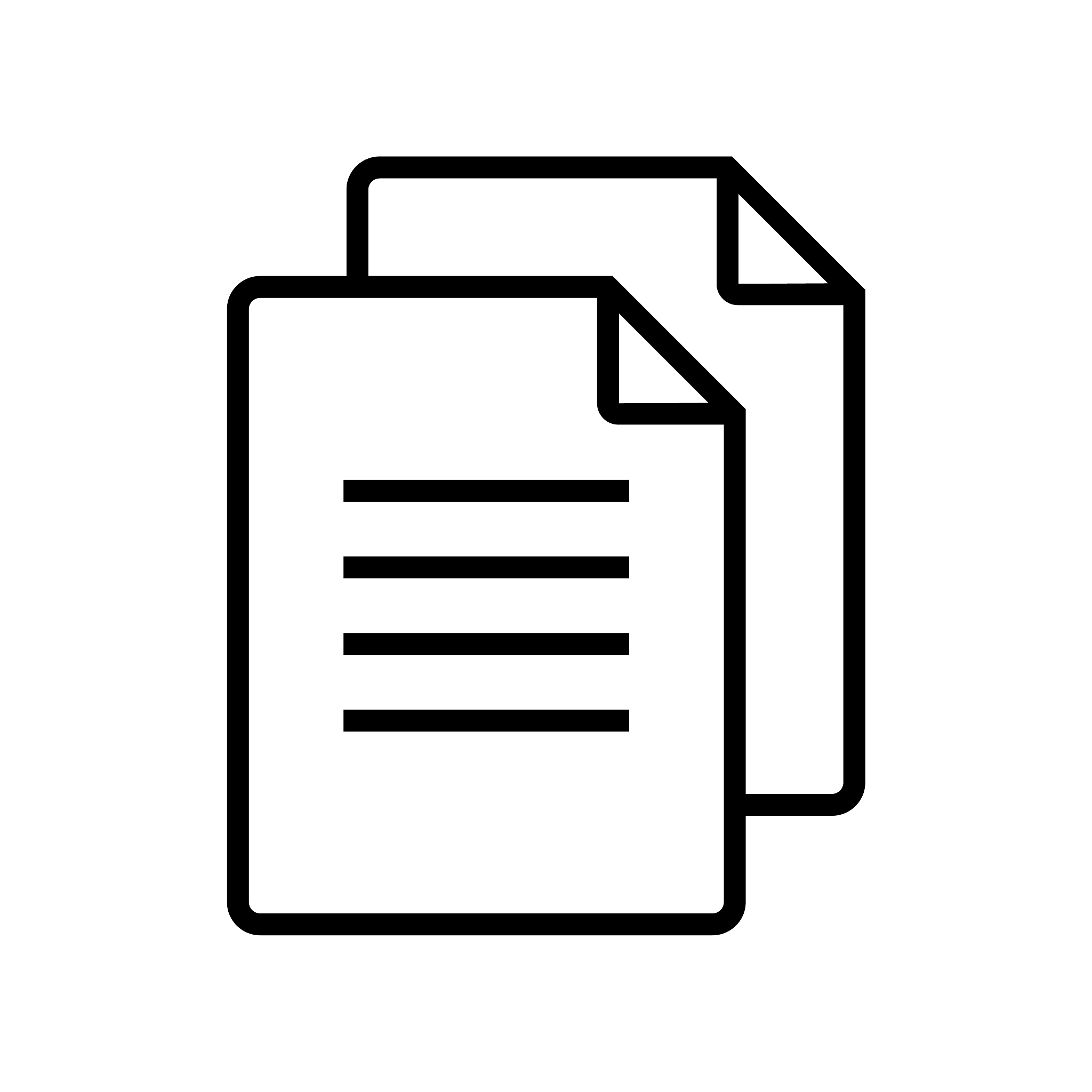 document line art vector icon - ui icon vector