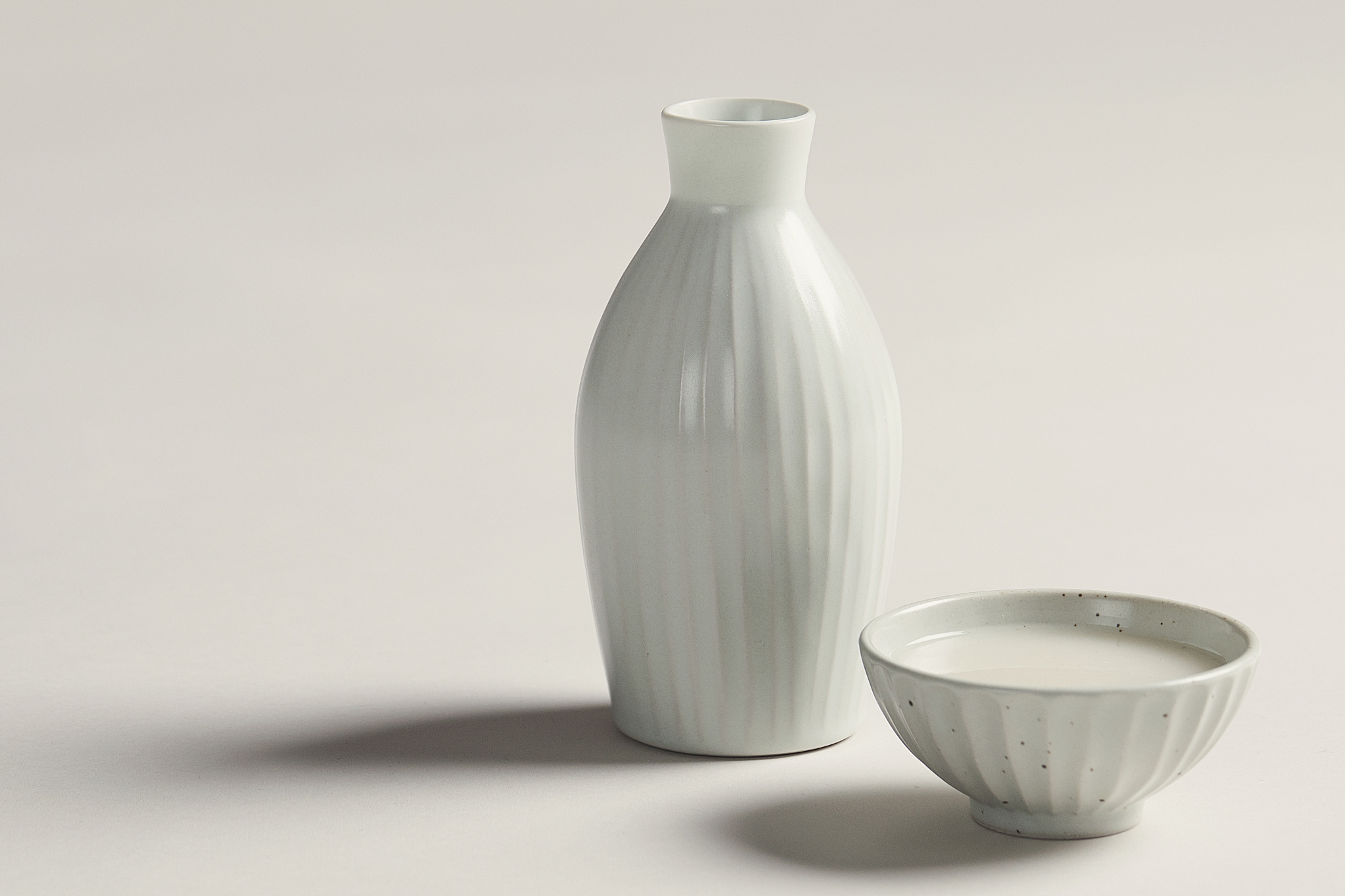 makgeolli, liquor, cup, bottle, raw rice wine