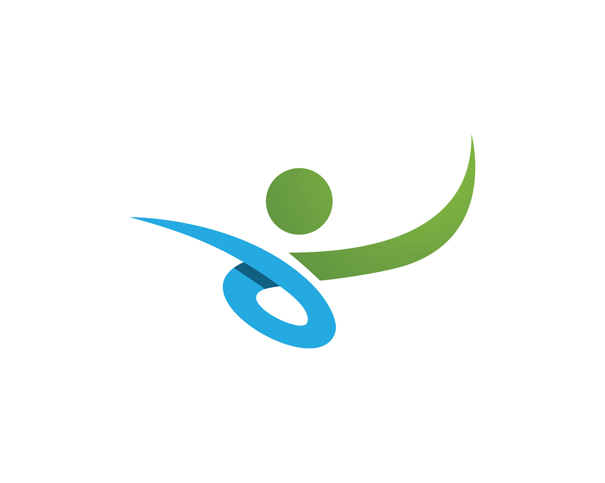 human character logo sign