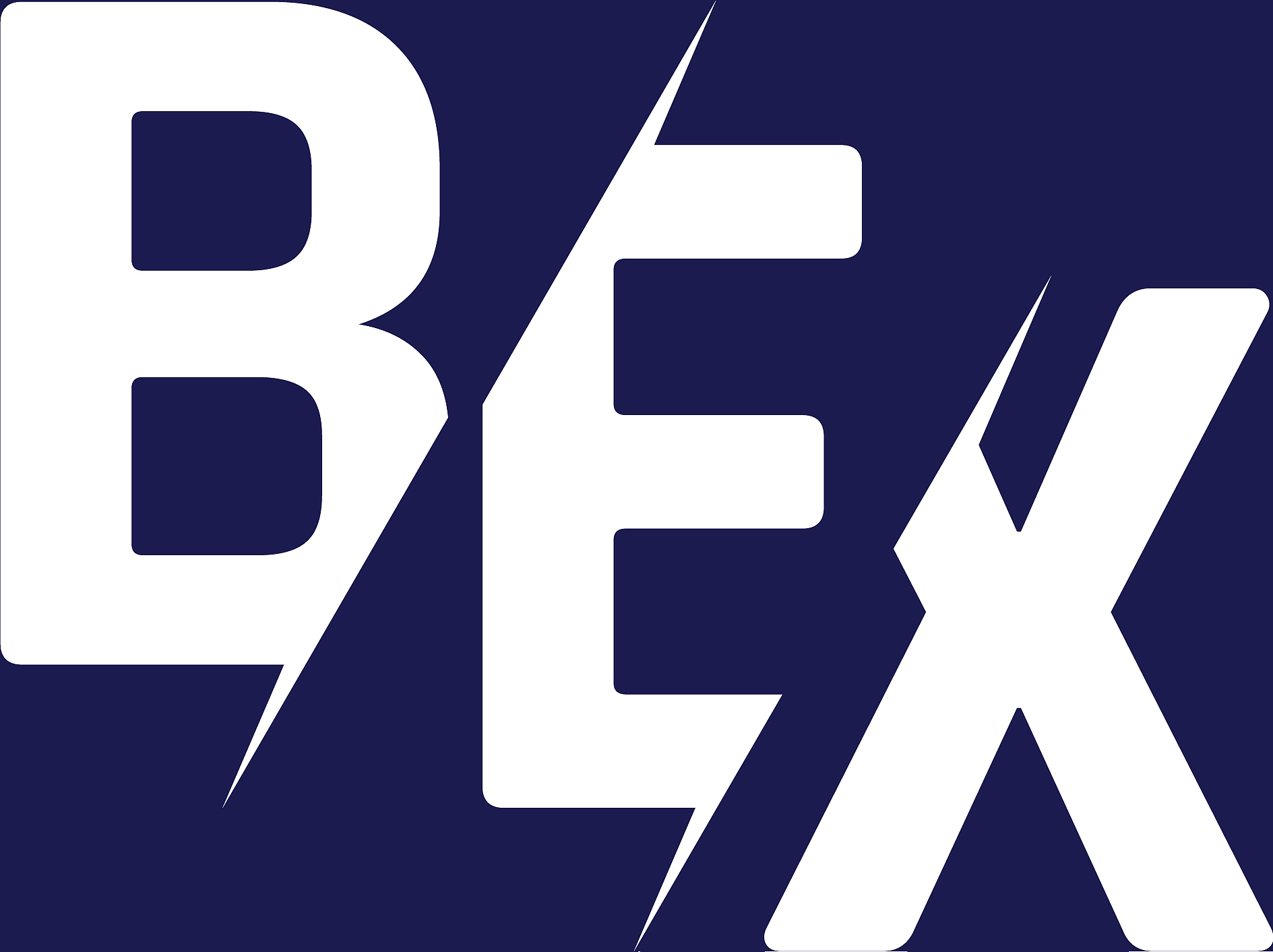 monogram letters initial logo design bex
