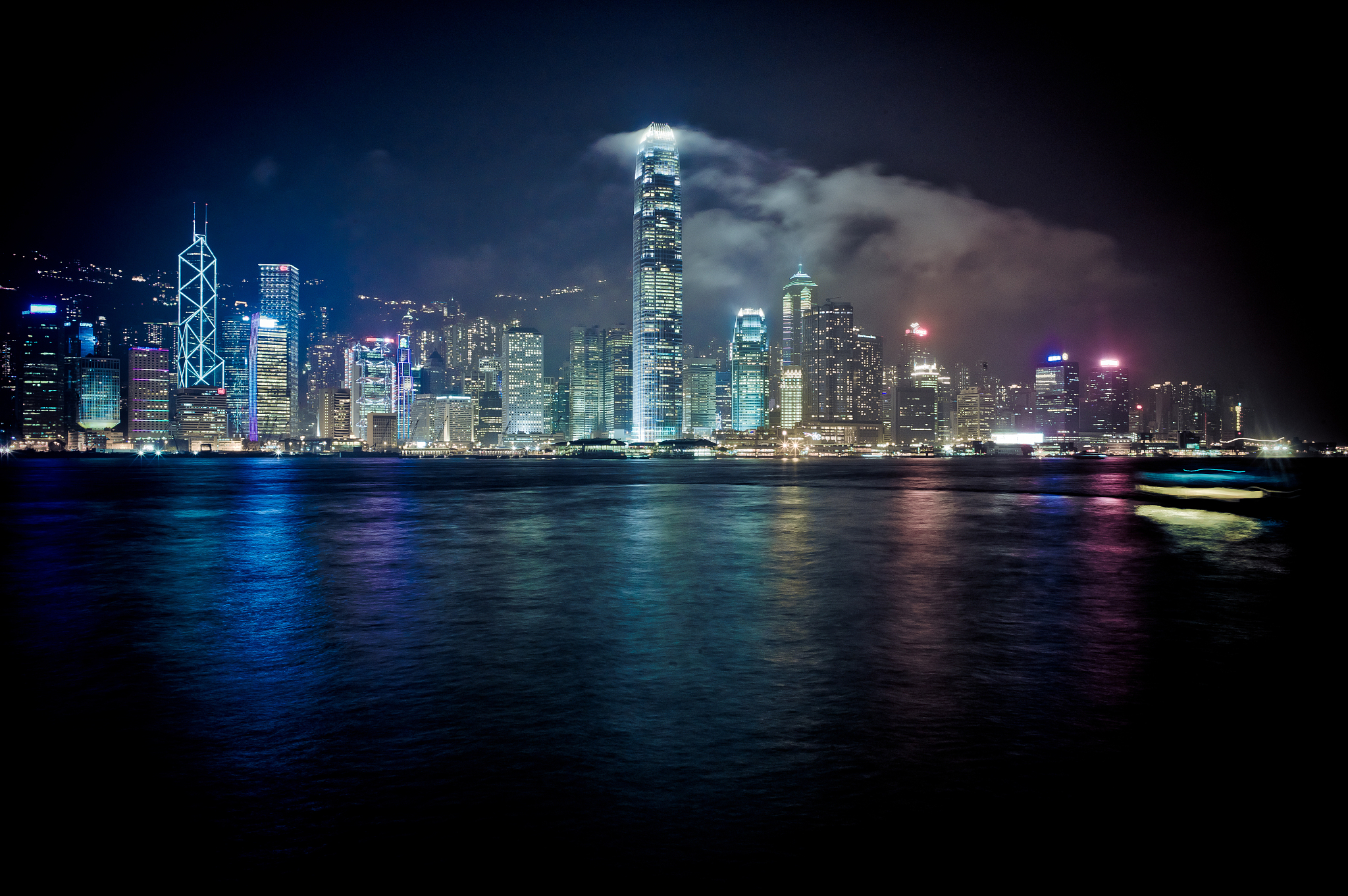 hong kong island skyline