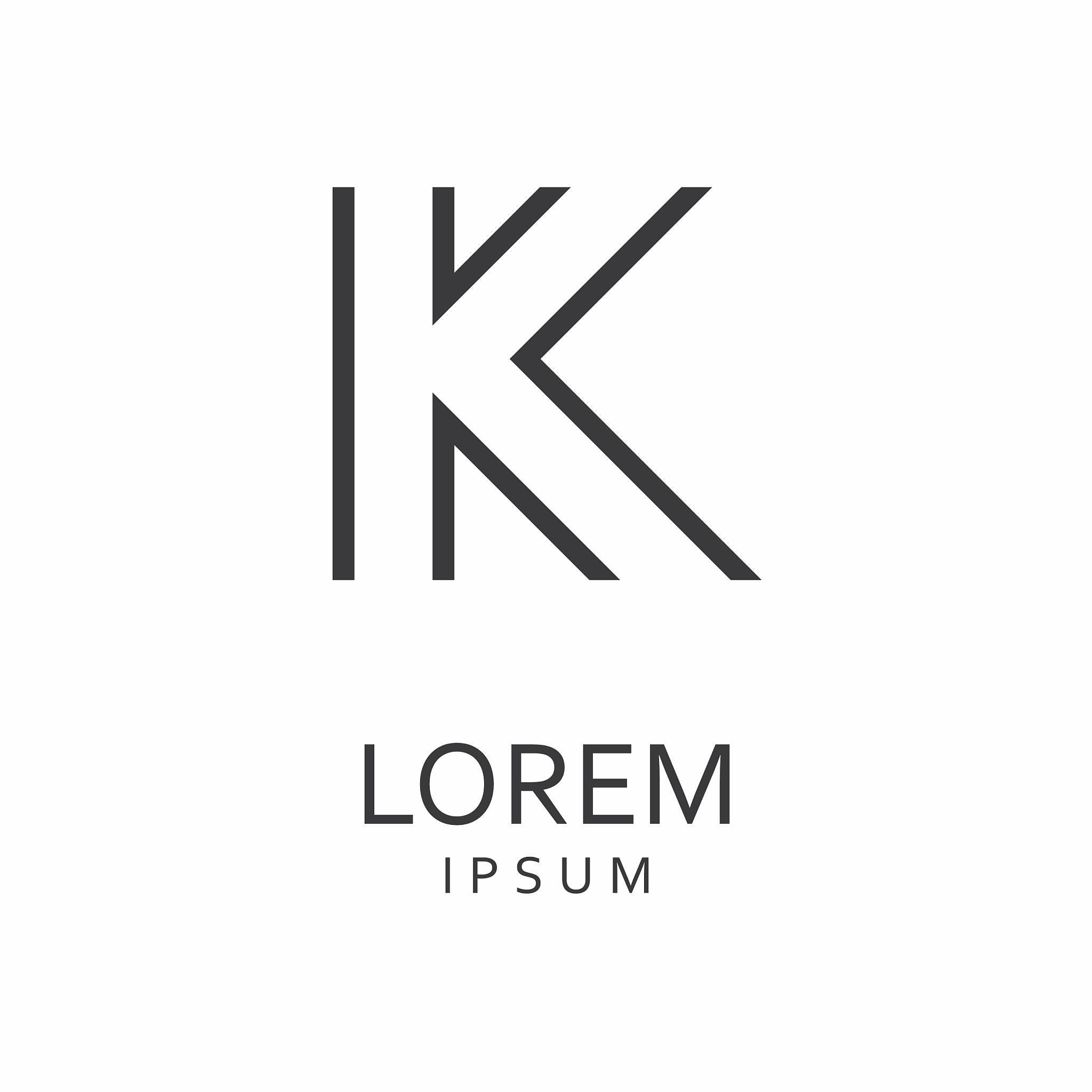 k letter logo icon