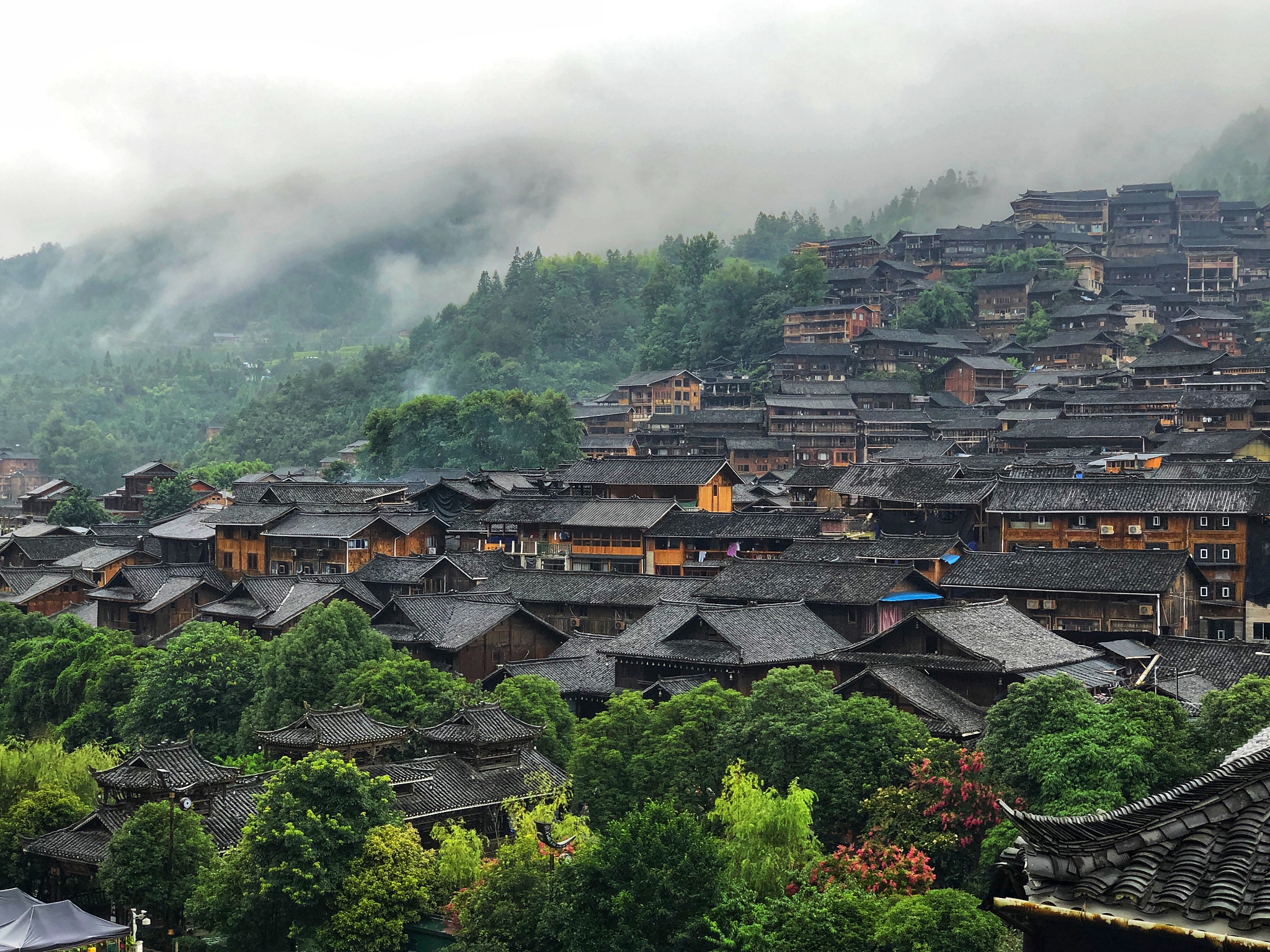 传统文化在西江千户苗寨乡村振兴中的成效四乡村形象方面