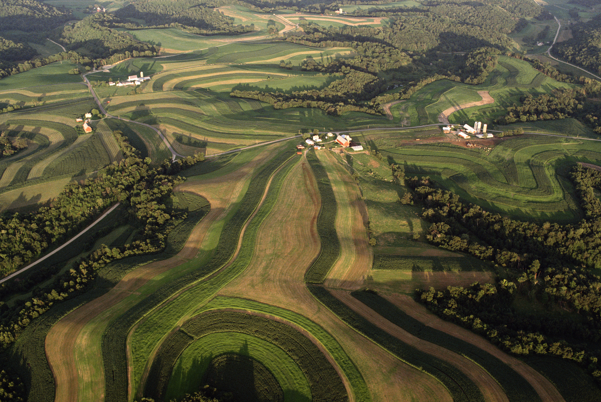 vista of farmland