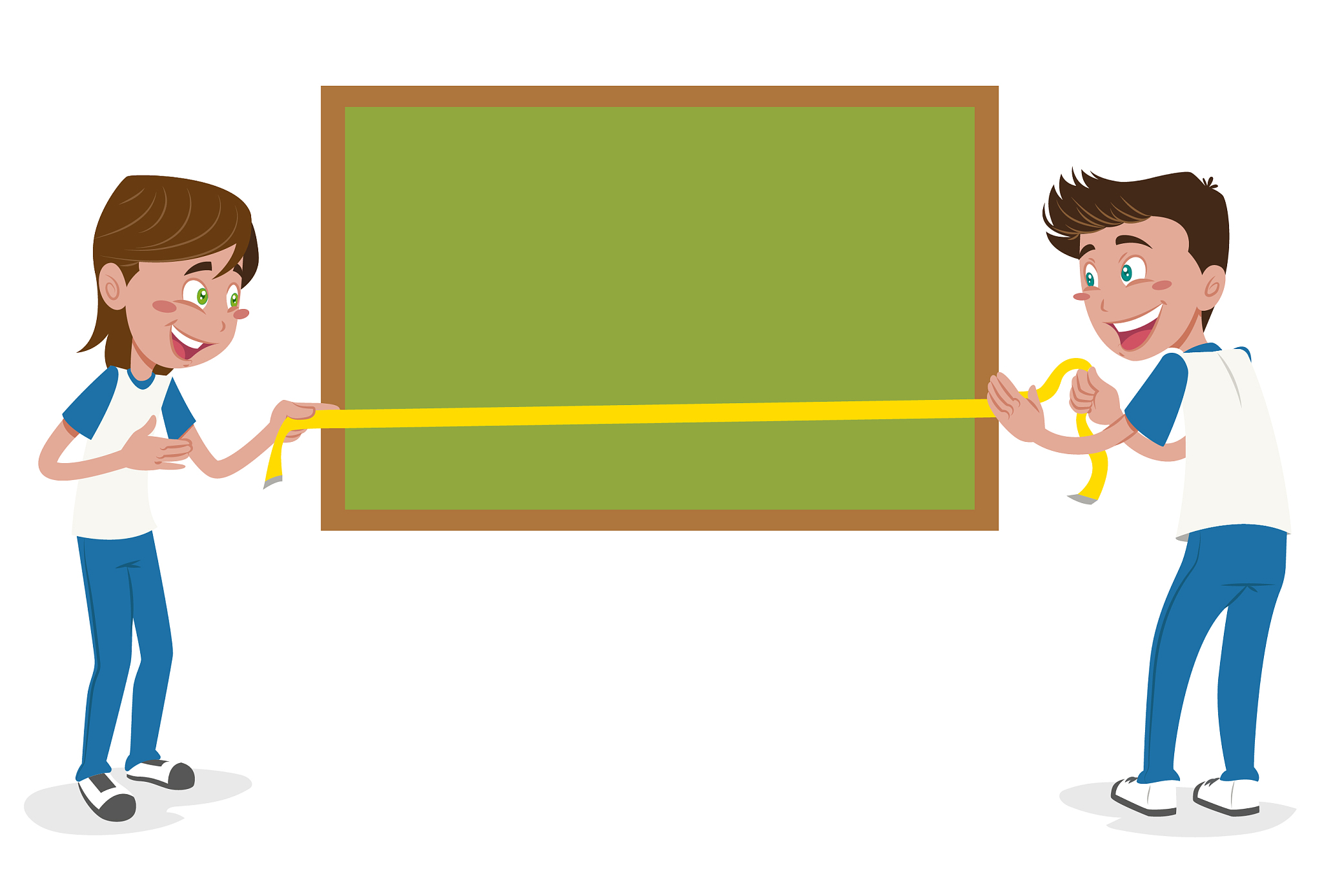 students doing a test at school